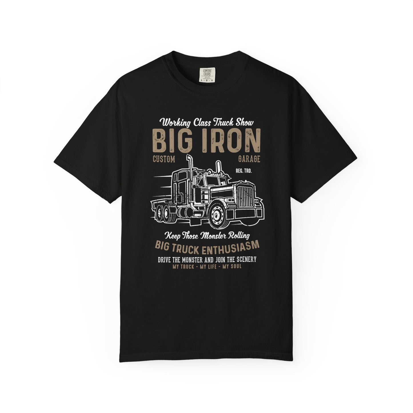 Big Truck Enthusiast Unisex T-Shirt, Perfect for Truck Lovers, Automotive Gifts, Casual Wear, Father's Day, Birthday Gift