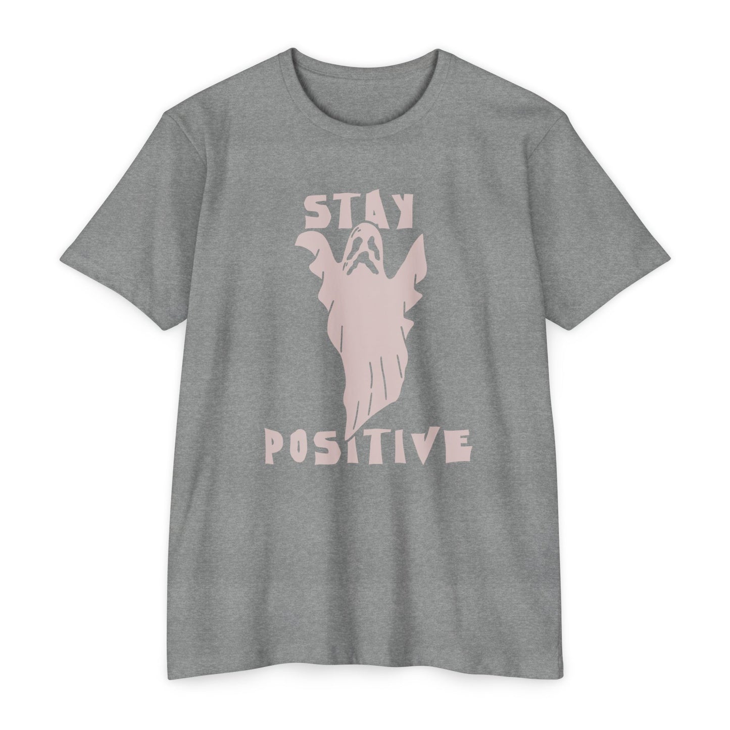 π»β¨π€ππͺ Stay Positive Ghost Shirt β Funny Halloween Ghost Tee for Optimists