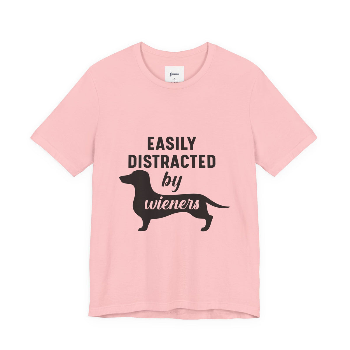 Easily Distracted by Wieners Shirt – Funny Dachshund Tee