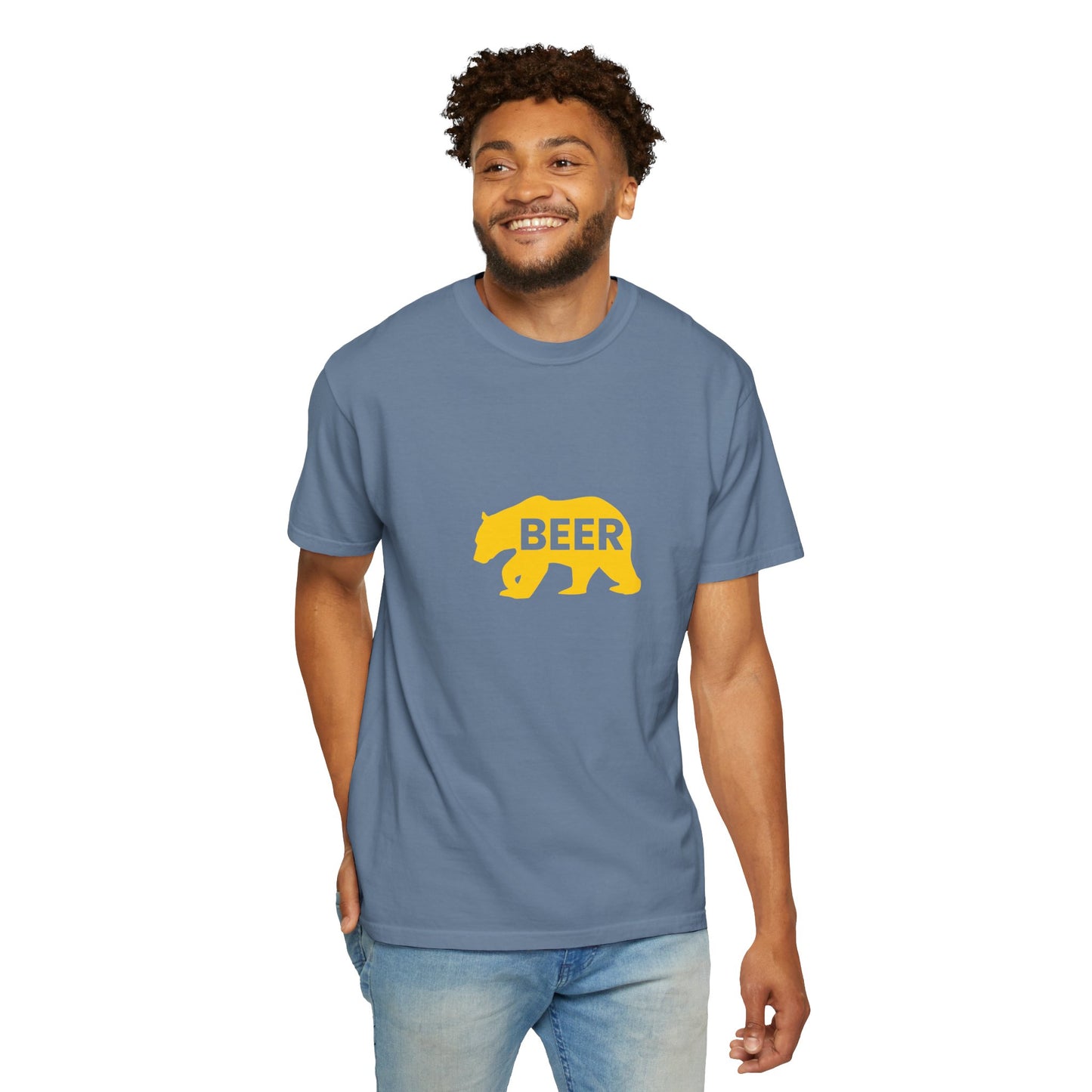 Beer Bear T-Shirt – Minimal Bold Statement