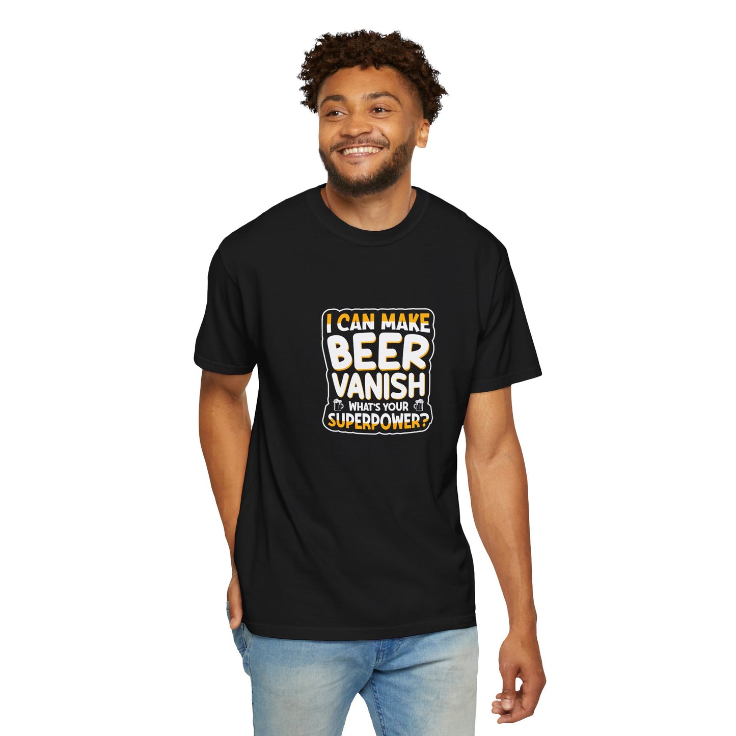 Beer Vanish Superpower T-Shirt – Funny Drinking Tee