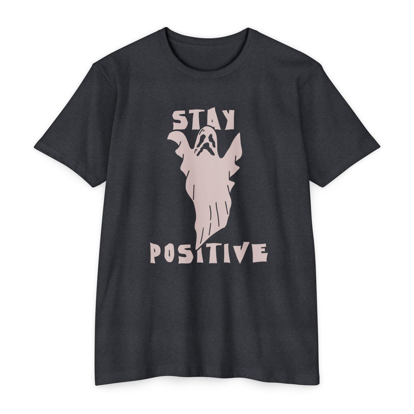 π»β¨π€ππͺ Stay Positive Ghost Shirt β Funny Halloween Ghost Tee for Optimists