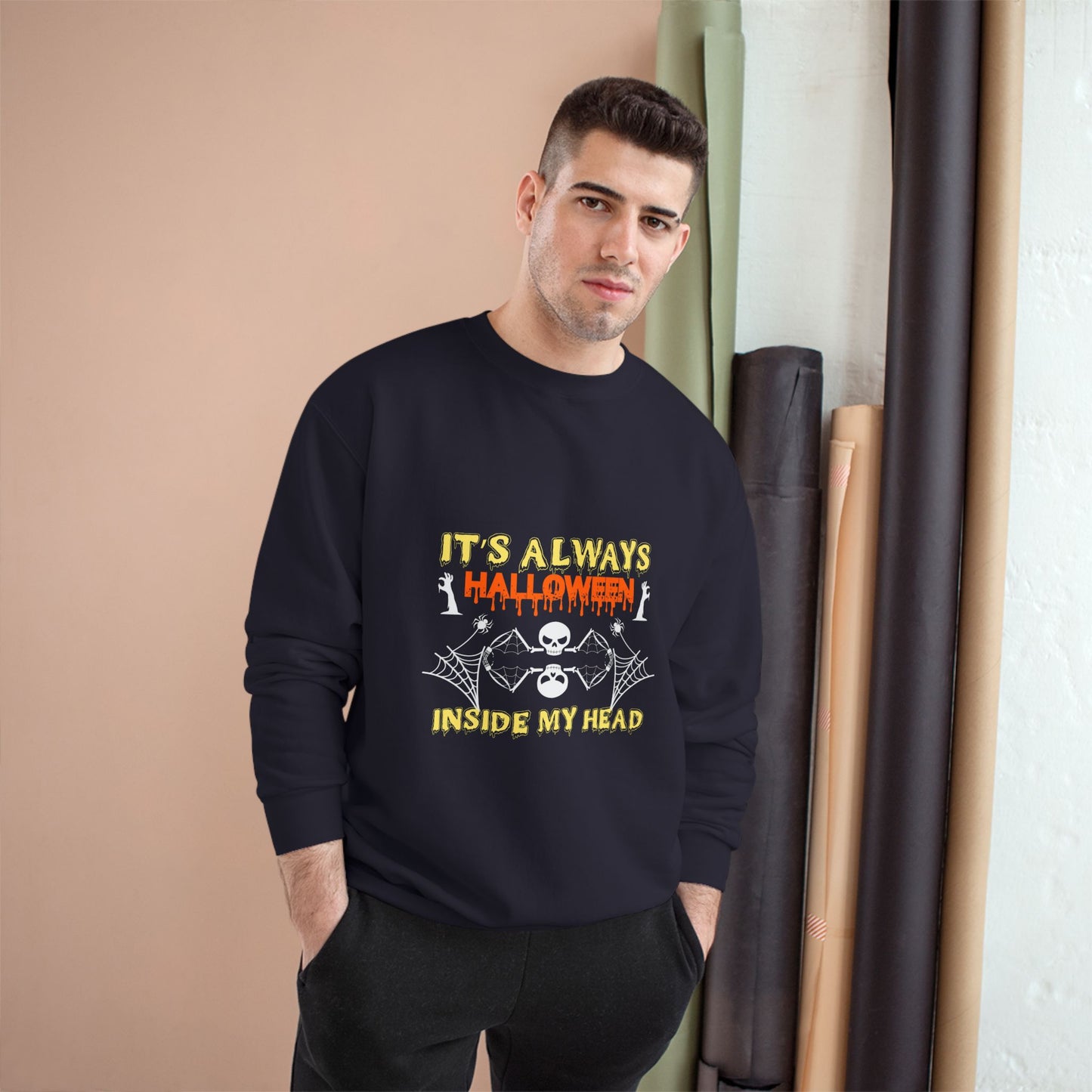 Champion Sweatshirt 💀 Hoodie: Always Halloween Heat