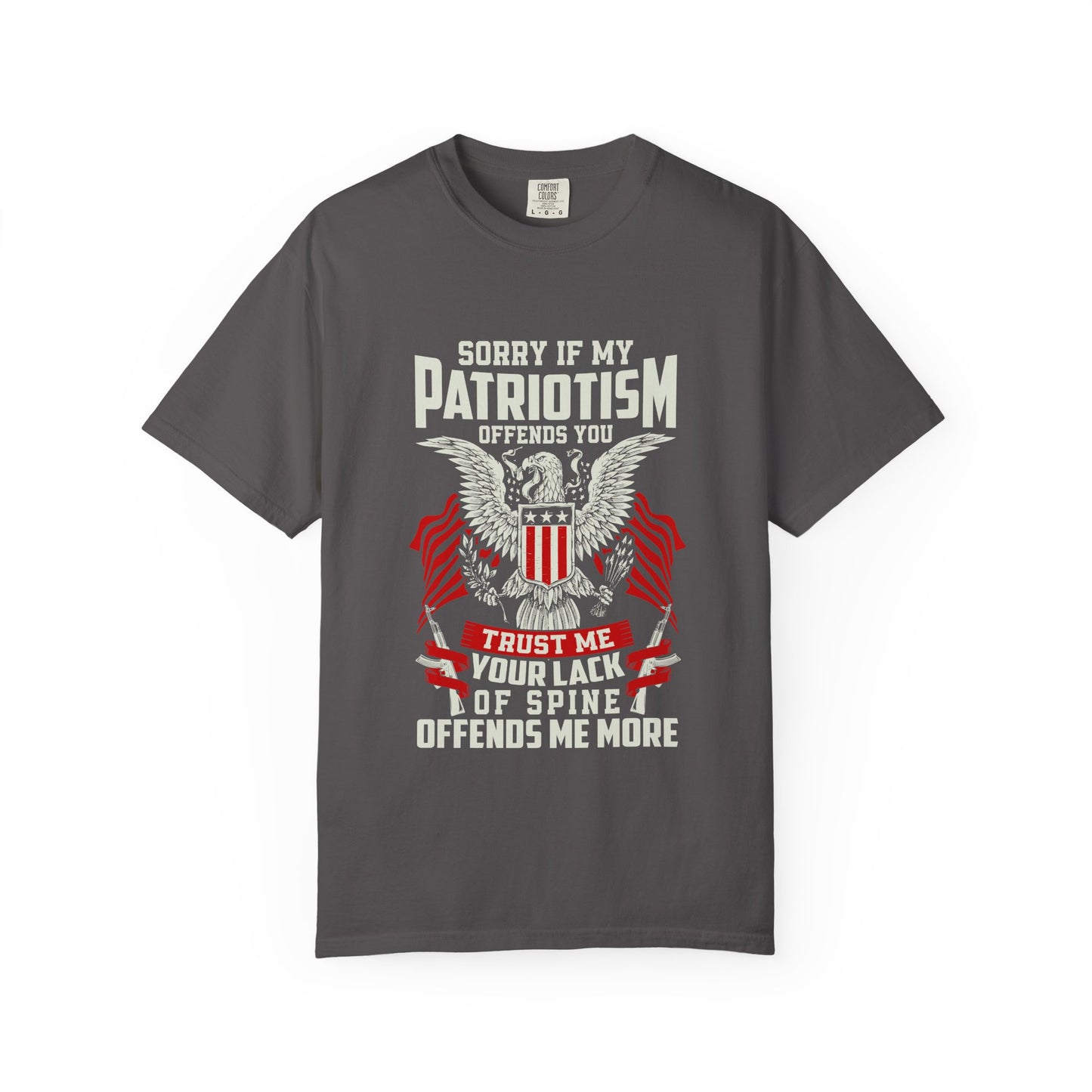 Patriotic T-Shirt for Proud Americans, Unisex Casual Tee, Gift for Veterans, Fourth of July Apparel, Statement Shirt