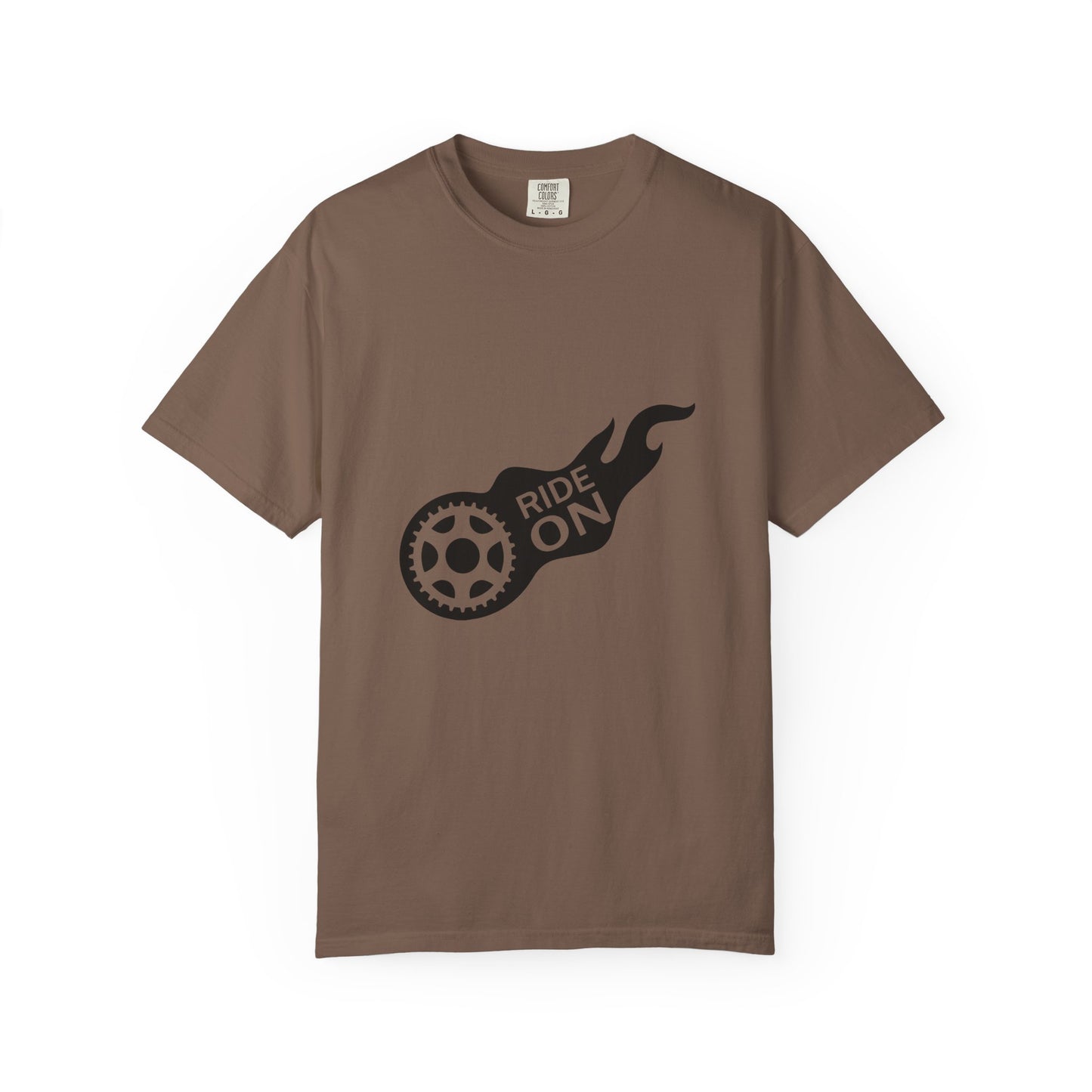 Ride On T-Shirt | Unisex Garment-Dyed Tee | Perfect for Bikers, Casual Outings, Birthdays, or Gifts | Cool Graphic Tee