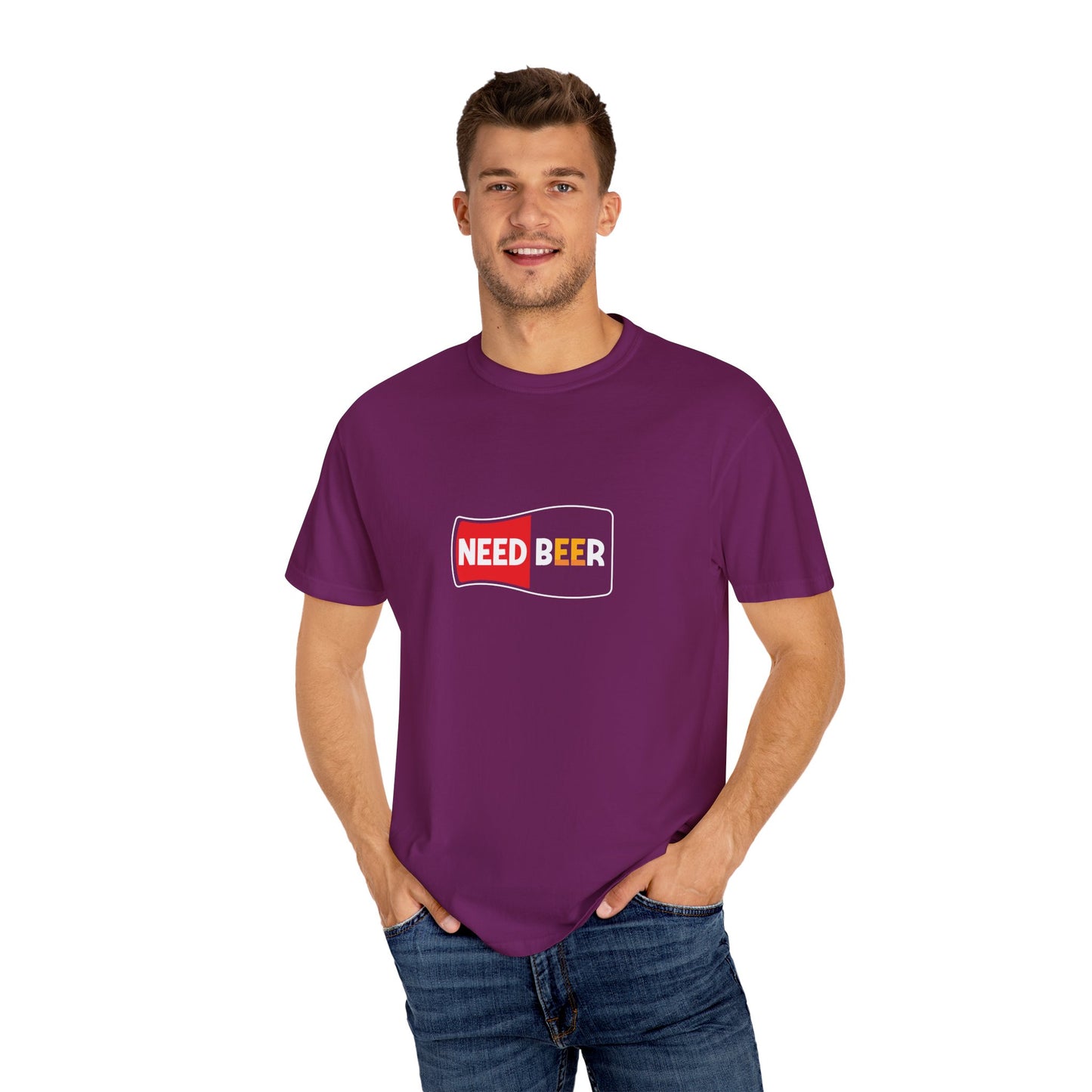 NEED BEER Graphic Tee β Bold & Thirsty Statement Shirt