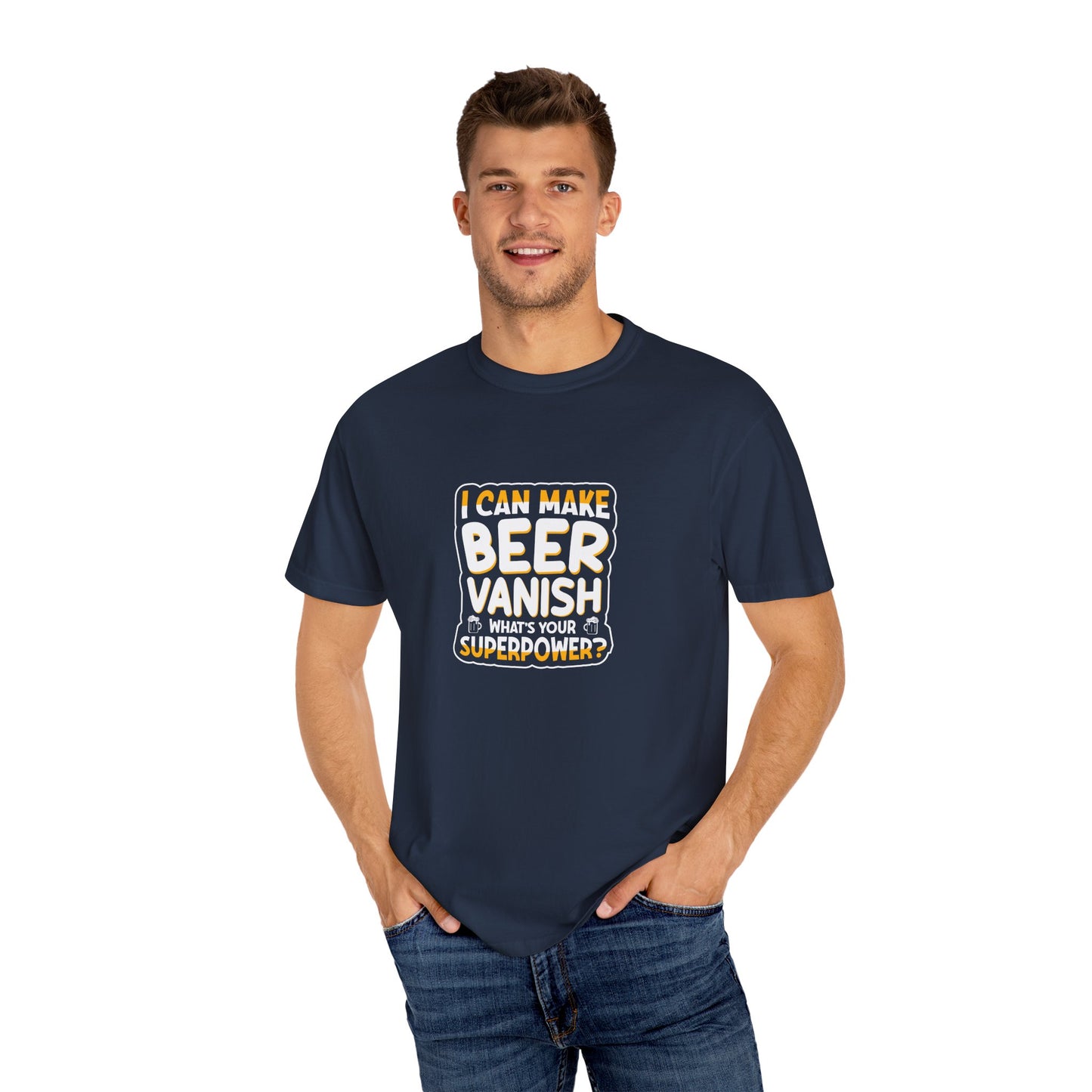 Beer Vanish Superpower T-Shirt – Funny Drinking Tee