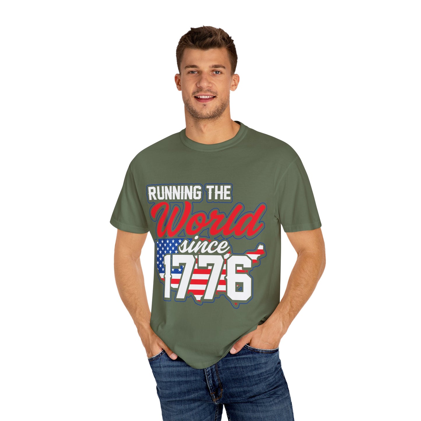 Patriotic Graphic Tee for Freedom Lovers, Fourth of July Shirt, Casual Summer Wear, USA Independence Day, Gift for Veterans