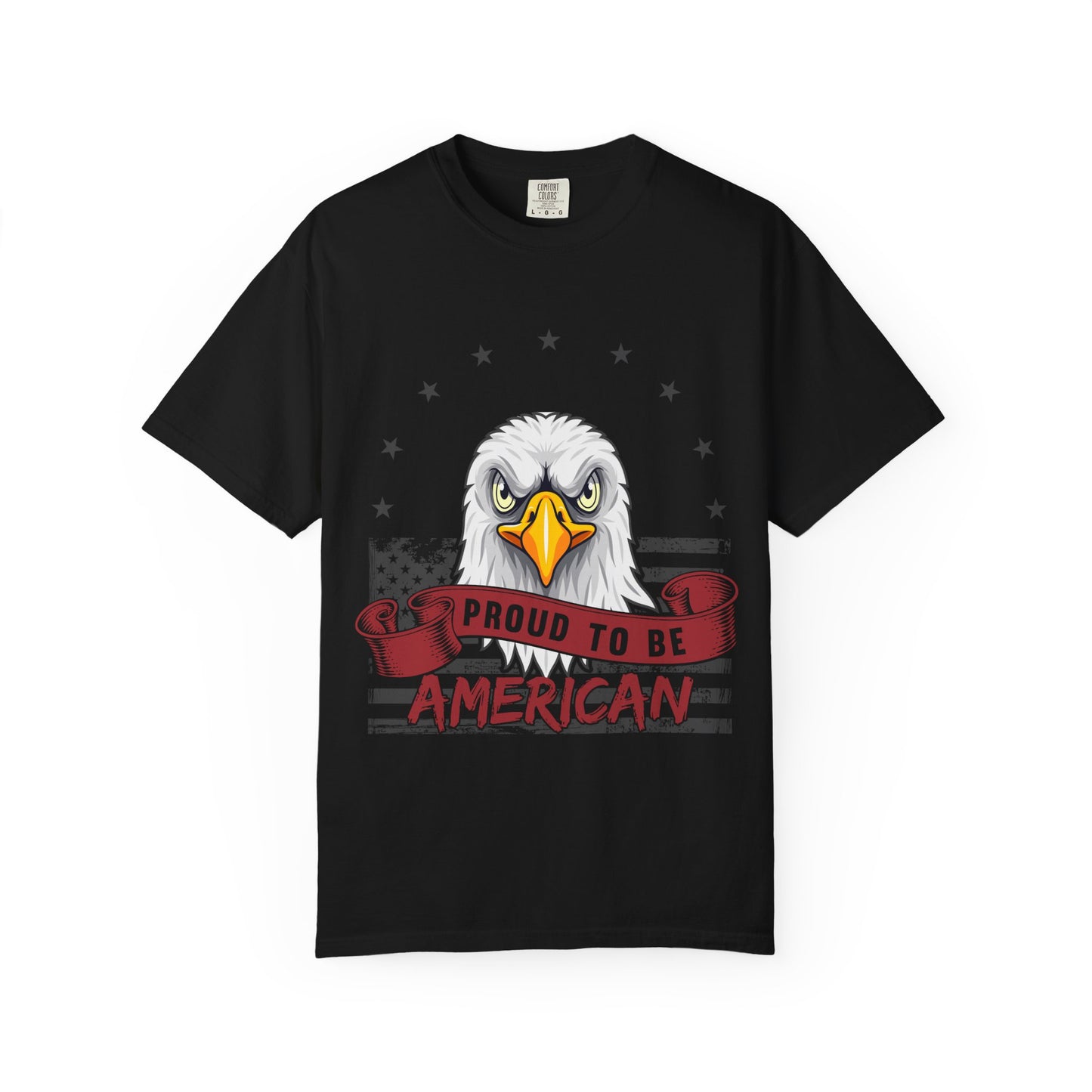 Proud to be American T-Shirt, Patriotic Tee, Unisex Casual Wear, Fourth of July Gift, Eagle Graphic Shirt, Independence Day Apparel