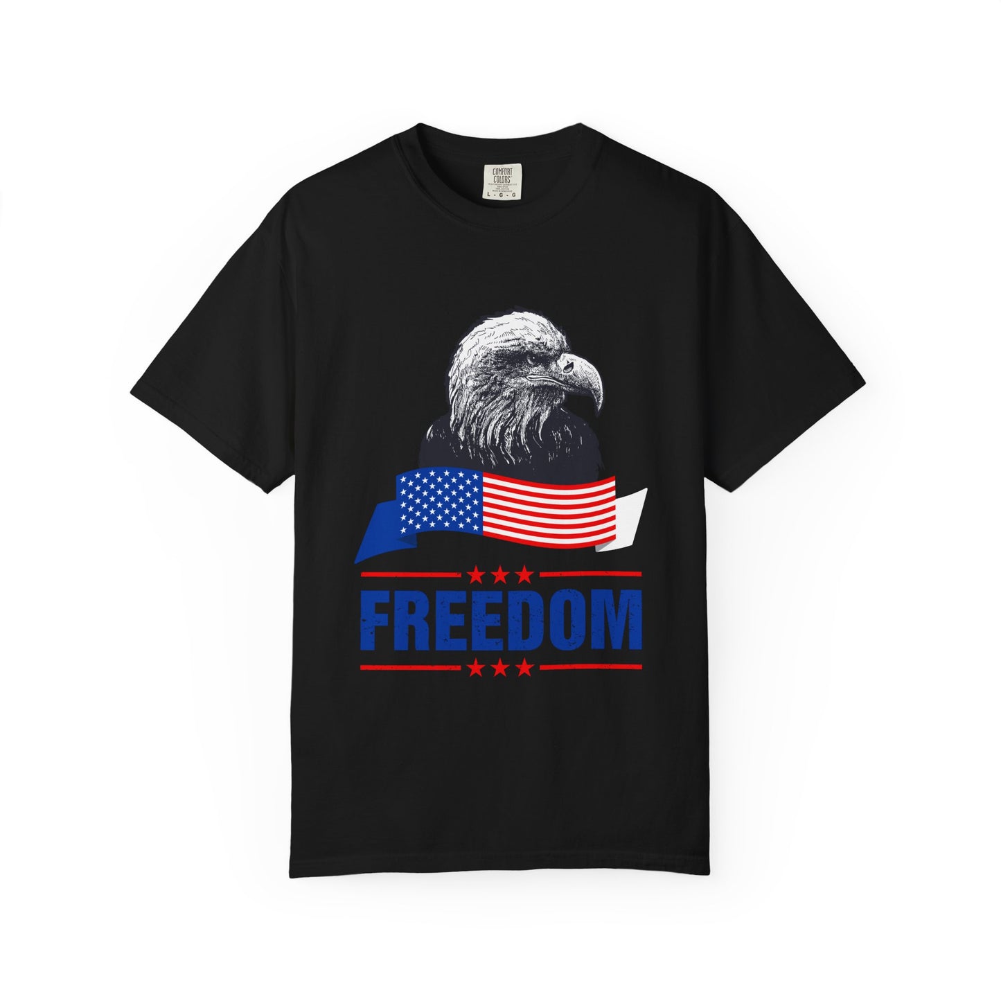 Freedom Eagle T-Shirt, Patriotic T-Shirt, Unisex Tee, Eagle Shirt, Gift for Independence Day, USA T-Shirt