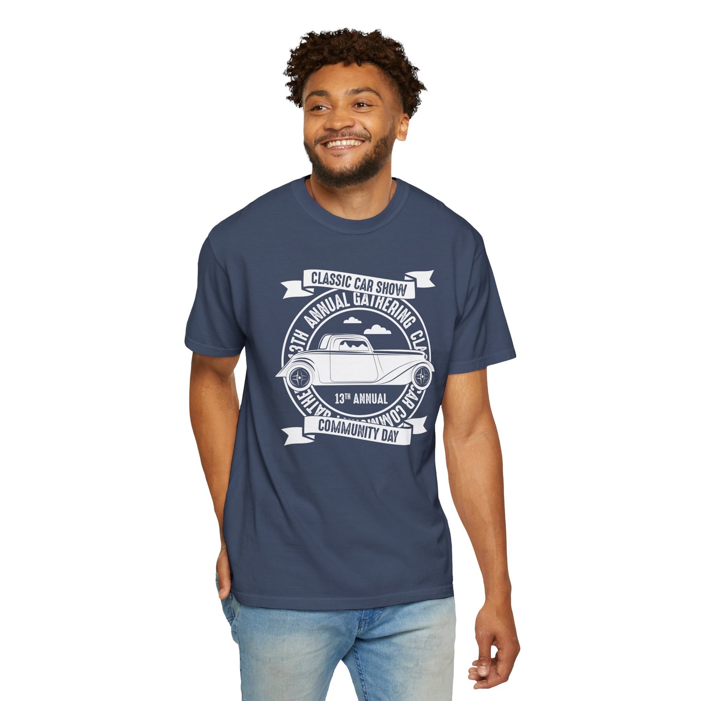 Classic Car Show T-Shirt, Vintage Auto Tee, Car Enthusiast Gift, Community Event Apparel, Father's Day Gift, Unisex Car Show Shirt