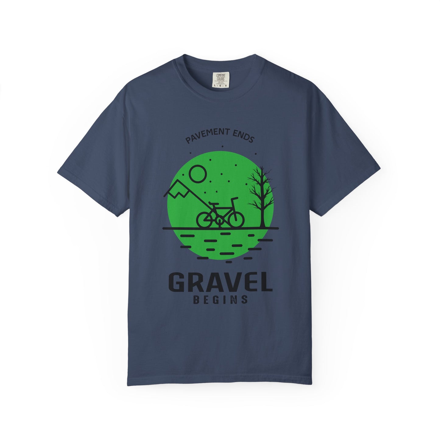 Adventurous Gravel Cycling T-shirt | Unisex Garment-Dyed Tee | Outdoor Fun | Cycling Gift | Adventure Apparel | Eco-Friendly Fashion