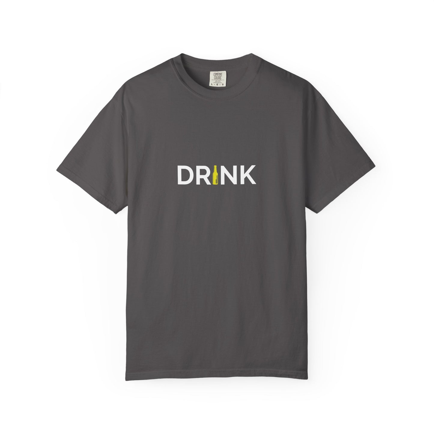 DRINK Minimalist Beer Bottle Tee β Clean Design, Loud Message