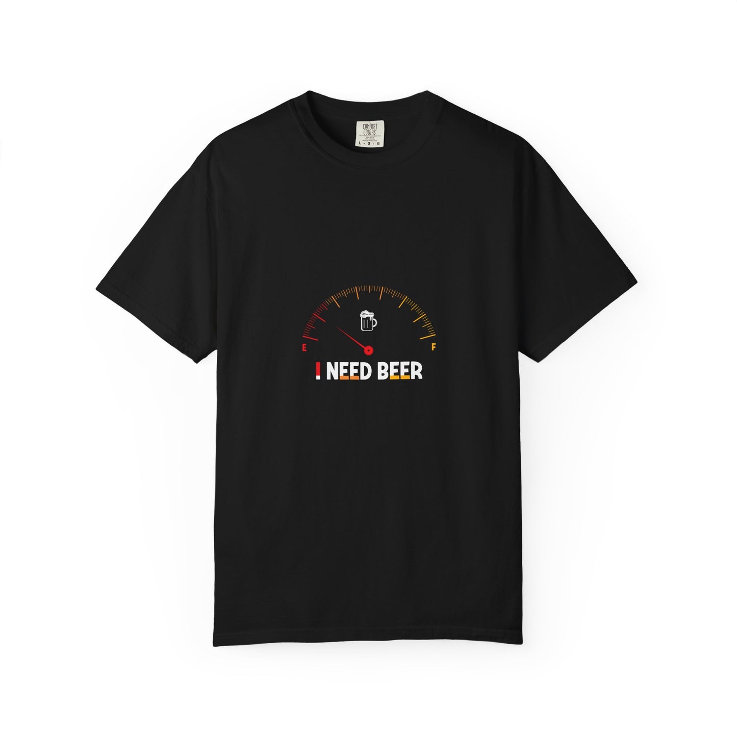 Beer Gauge T-Shirt – I Need Beer Fuel