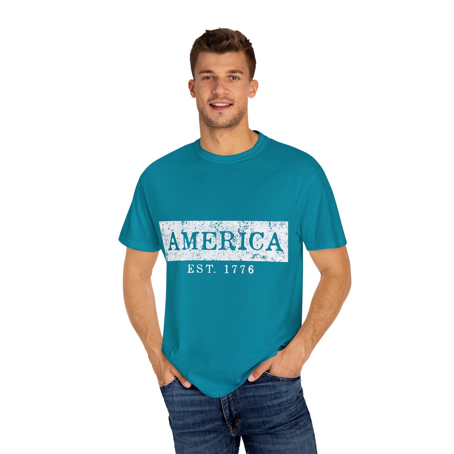 Vintage America T-Shirt - Unisex Comfort Tee, Independence Day Apparel, 4th of July Gift, Casual Wear, American Pride