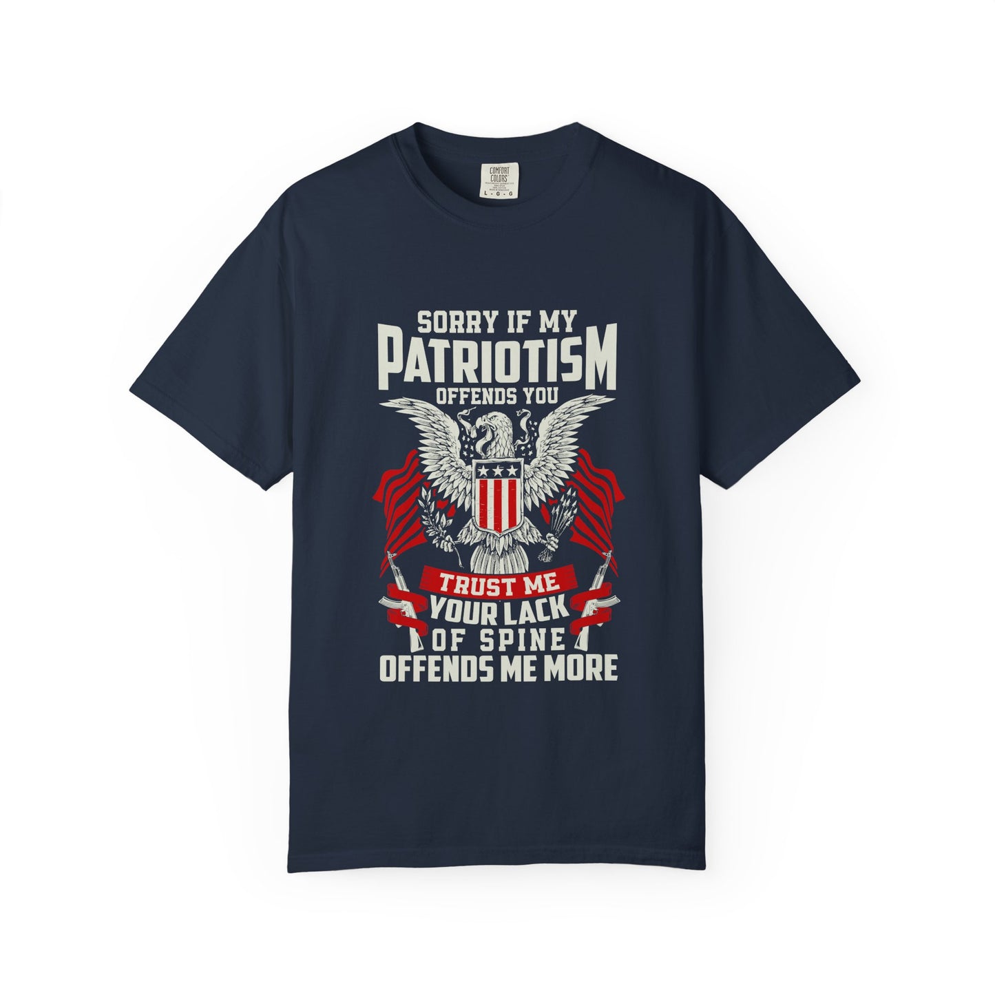 Patriotic T-Shirt for Proud Americans, Unisex Casual Tee, Gift for Veterans, Fourth of July Apparel, Statement Shirt