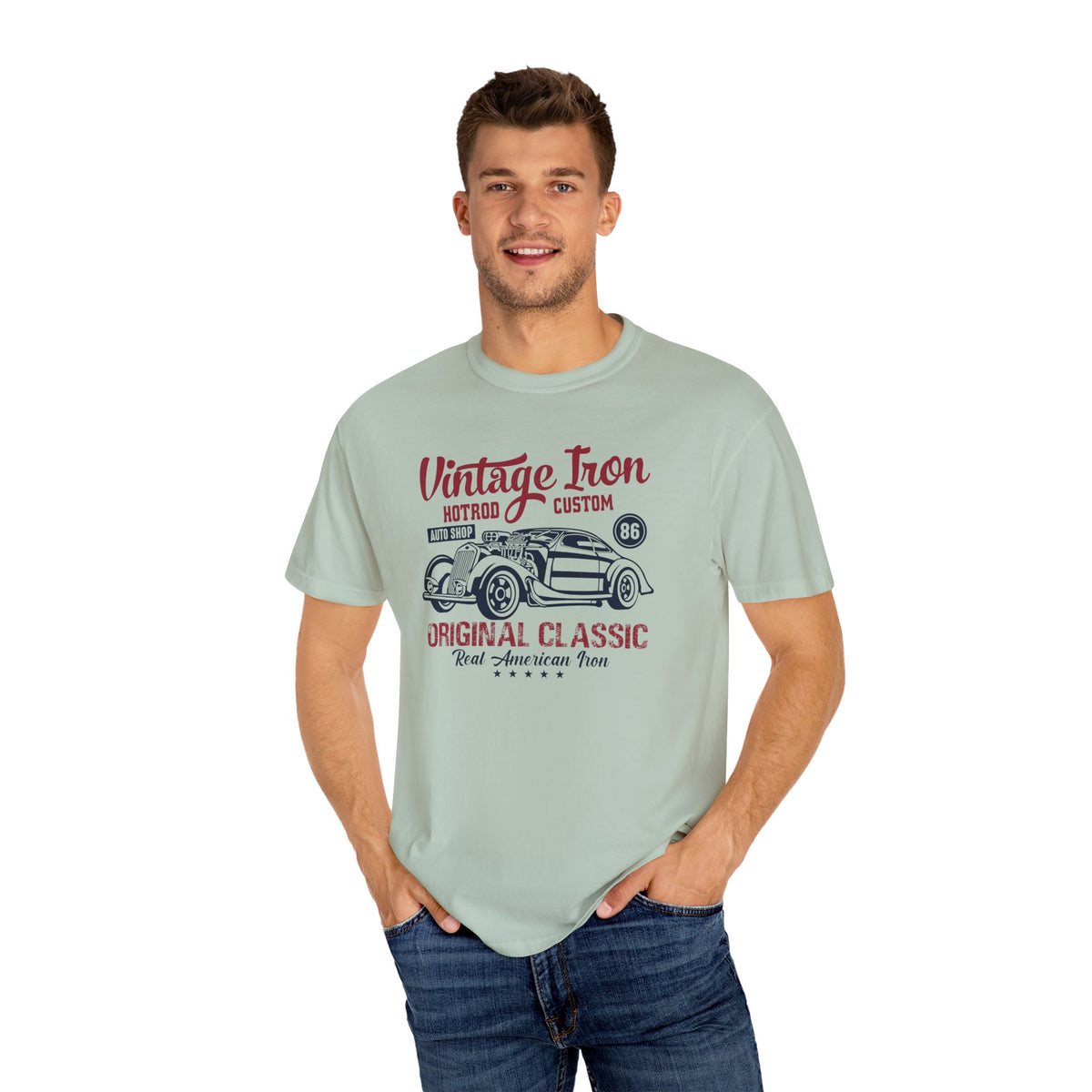 Vintage Classic Car T-Shirt, Unisex Retro Tee, Perfect Gift for Car Lovers, Birthday, Casual Wear, Summer Fashion