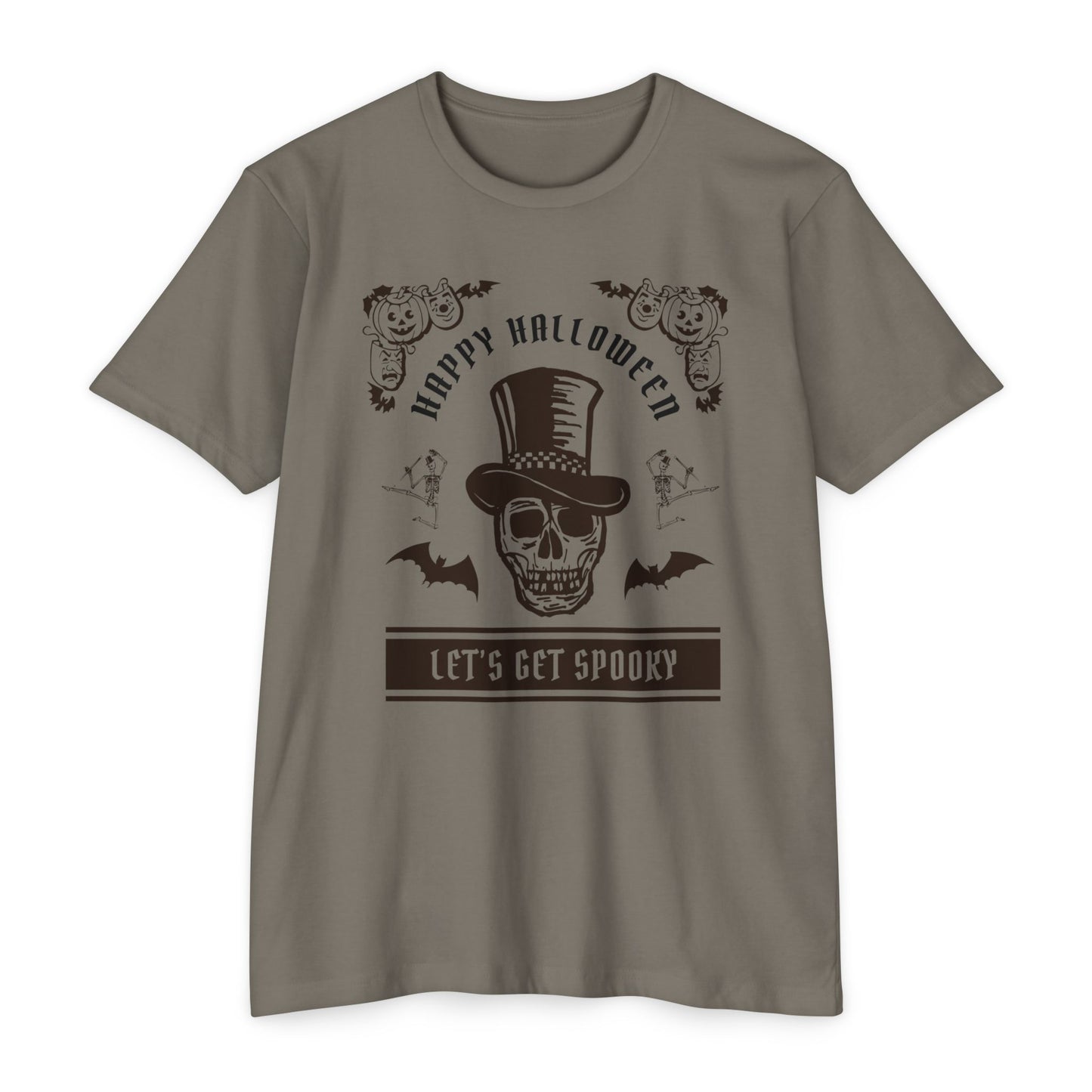 π©ππ¦ππΊπ»π·οΈβ¨ Letβs Get Spooky β Classy Halloween Skull in Top Hat Tee