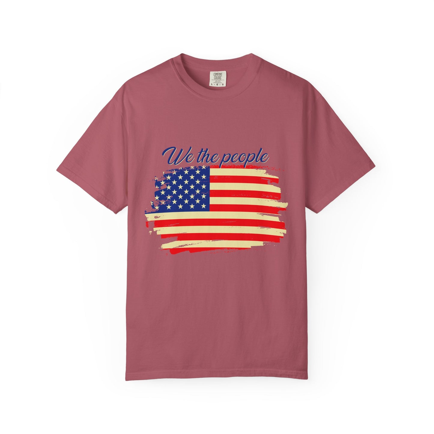 Patriotic Unisex T-shirt, We the People Shirt, American Flag Tee, Casual Everyday Wear, Gift for Independence Day