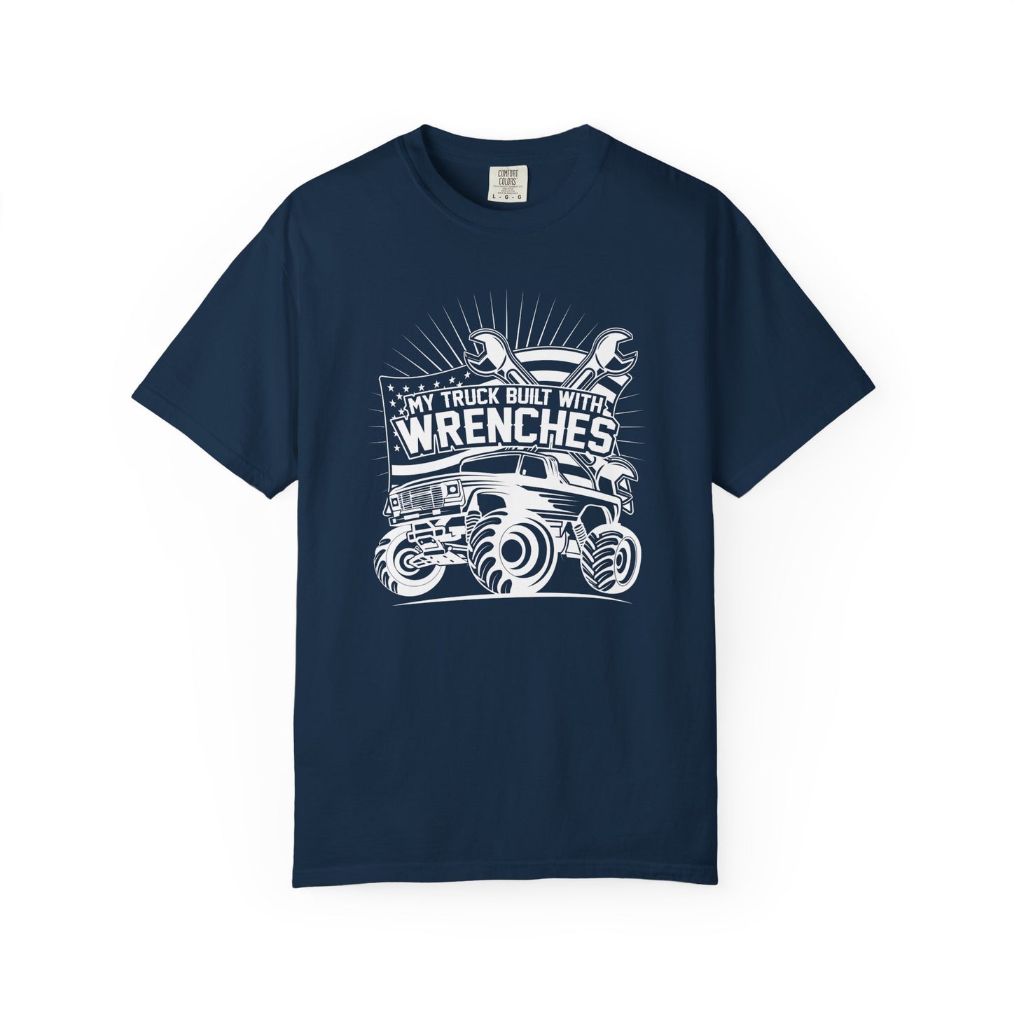 Custom Wrench Graphic T-Shirt, Truck Enthusiast Tee, Gift for Mechanics, Birthday Present, Casual Wear, Unisex Style