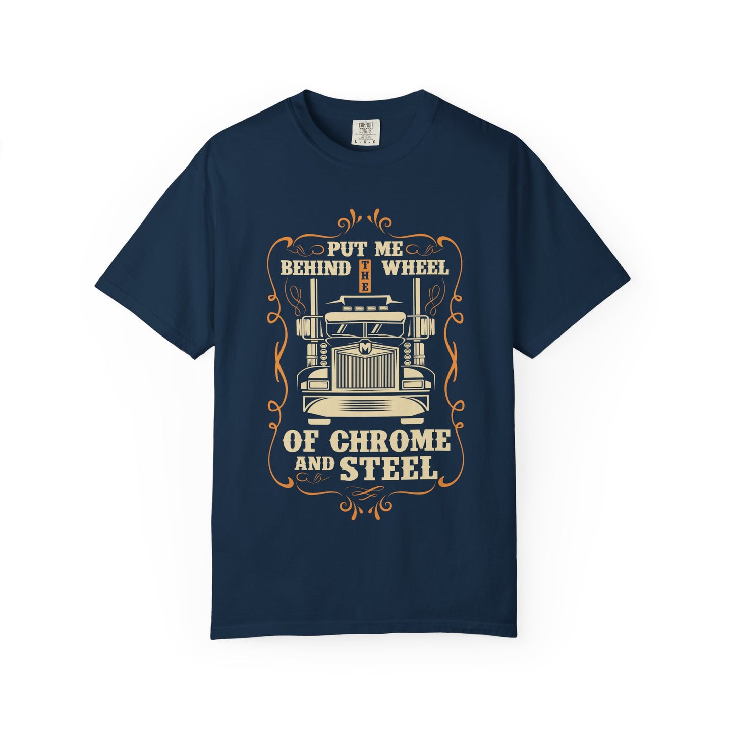 Chrome and Steel Unisex T-Shirt, Great for Car Lovers, Gift for Mechanics, Automotive Enthusiasts, Father's Day, Vintage Style Tee