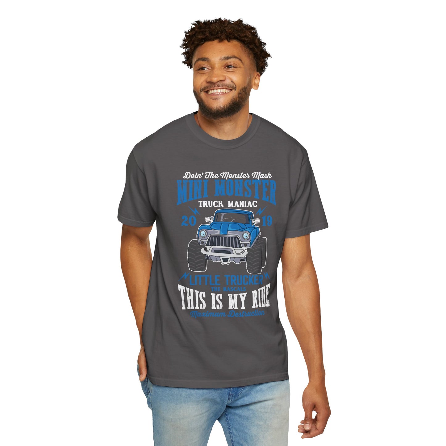 Monster Truck Lover T-Shirt, Gift for Truck Enthusiasts, Unisex Graphic Tee, Kids & Adults, Perfect for Birthdays & Celebrations