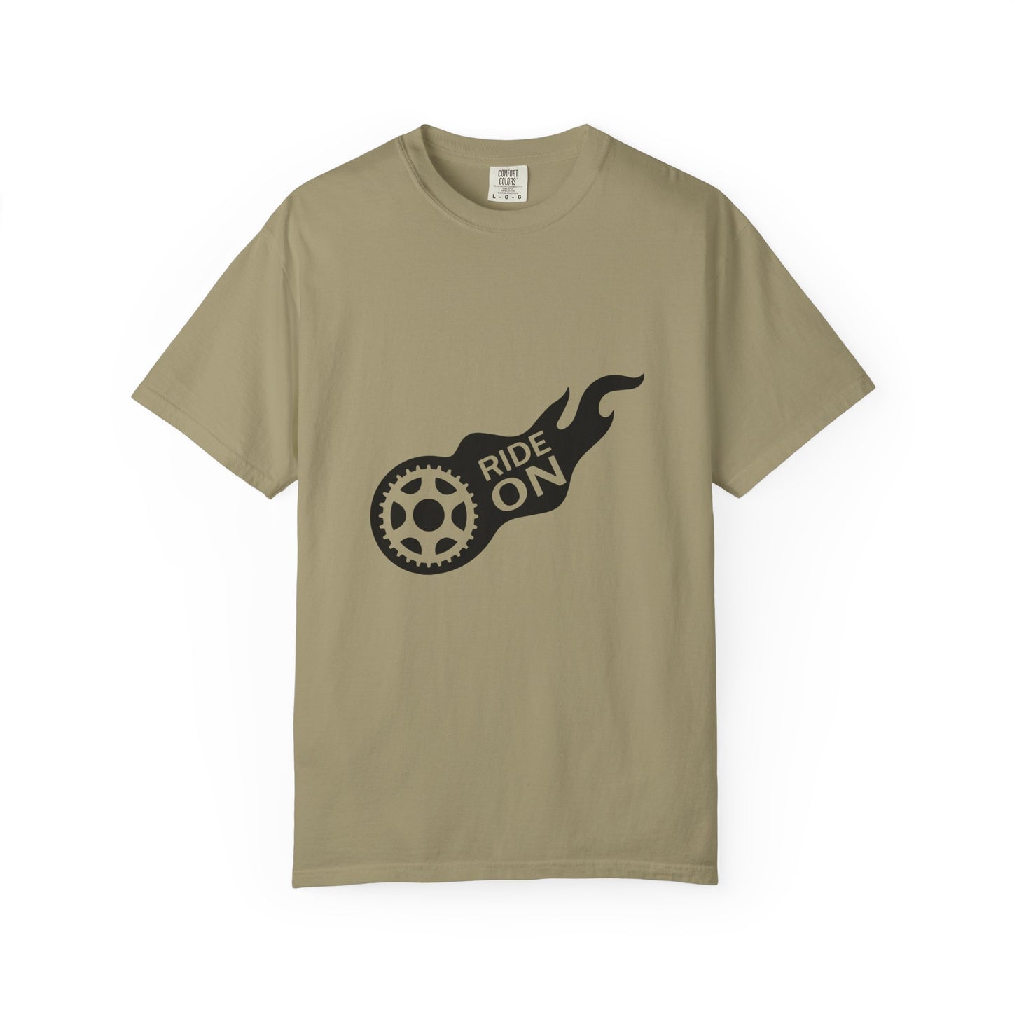 Ride On T-Shirt | Unisex Garment-Dyed Tee | Perfect for Bikers, Casual Outings, Birthdays, or Gifts | Cool Graphic Tee