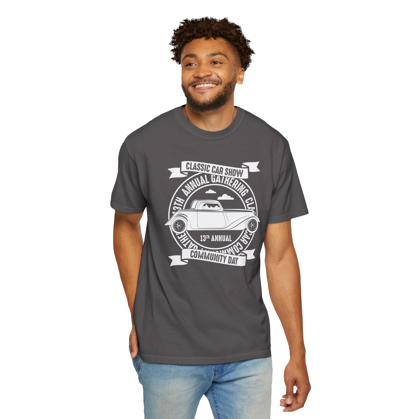 Classic Car Show T-Shirt, Vintage Auto Tee, Car Enthusiast Gift, Community Event Apparel, Father's Day Gift, Unisex Car Show Shirt