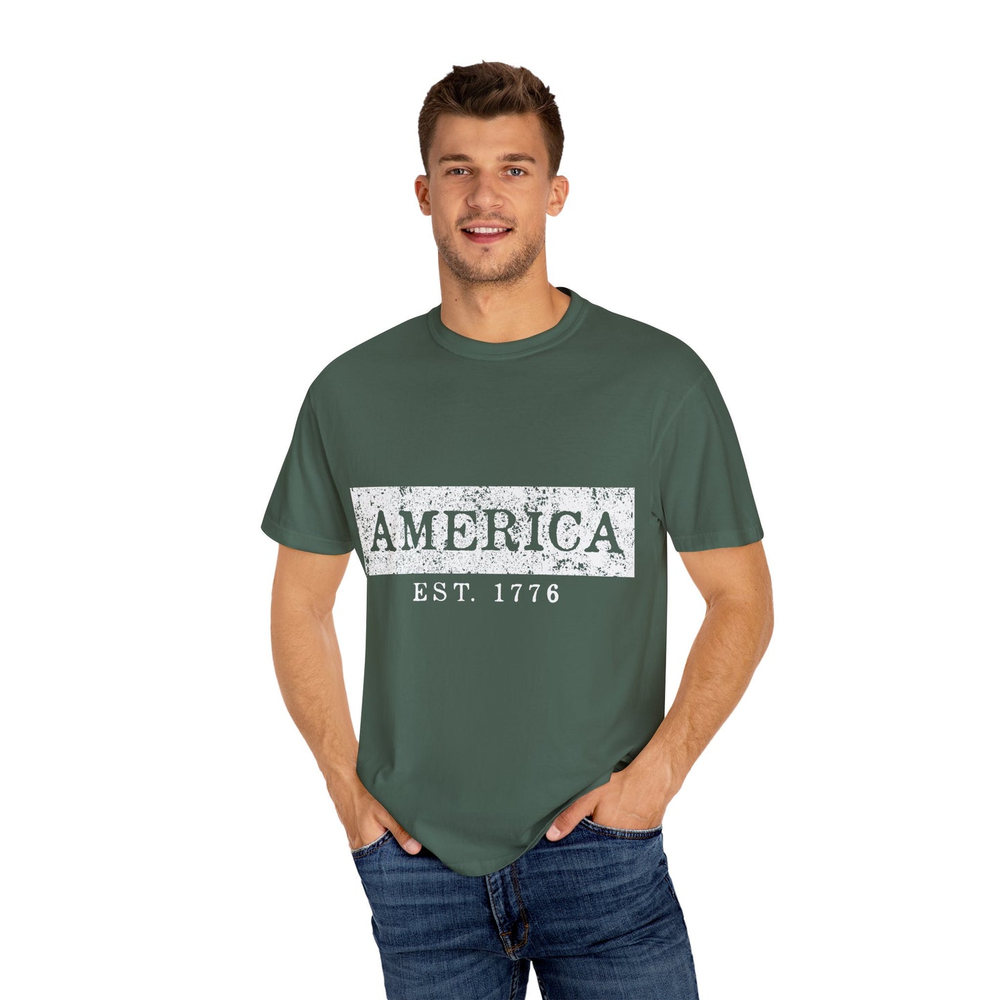 Vintage America T-Shirt - Unisex Comfort Tee, Independence Day Apparel, 4th of July Gift, Casual Wear, American Pride