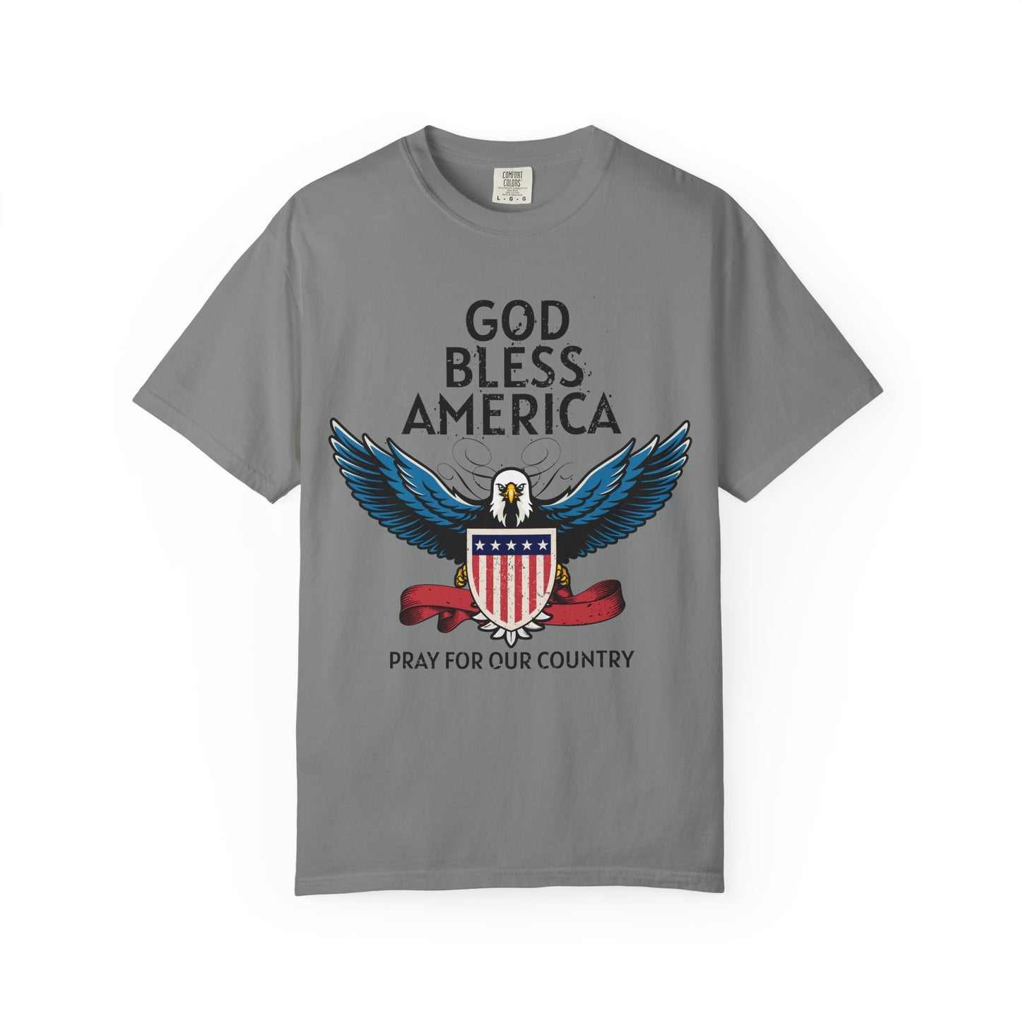 God Bless America Eagle T-Shirt, Patriotic Tee, Unisex T-Shirt, Prayer Shirt, USA Pride Apparel, Memorial Day Gift