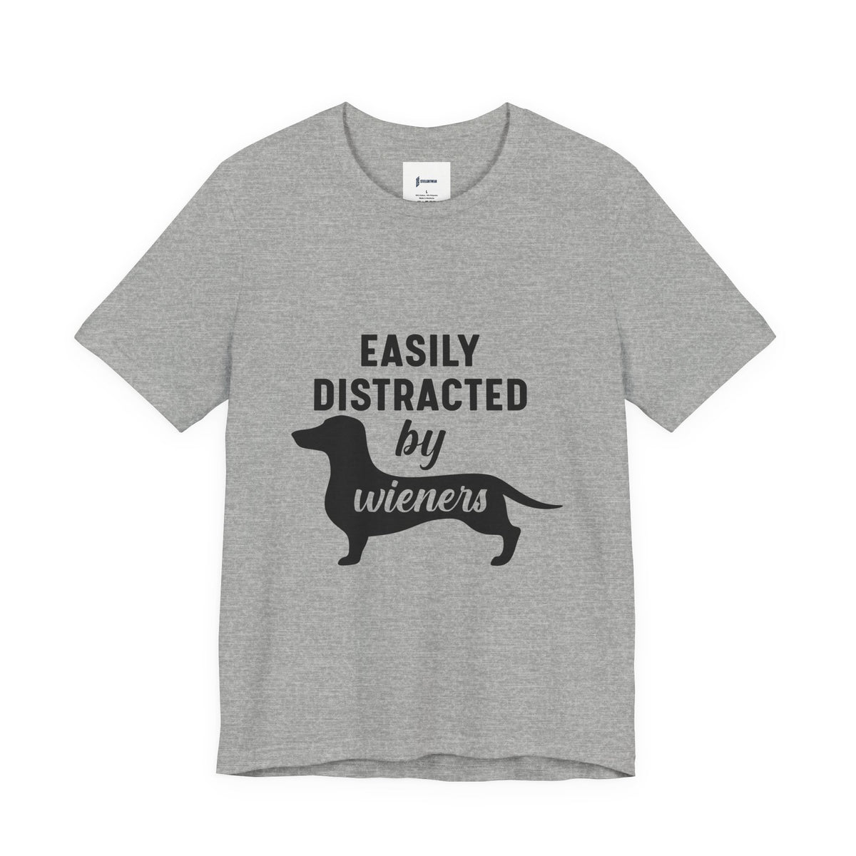 Easily Distracted by Wieners Shirt – Funny Dachshund Tee