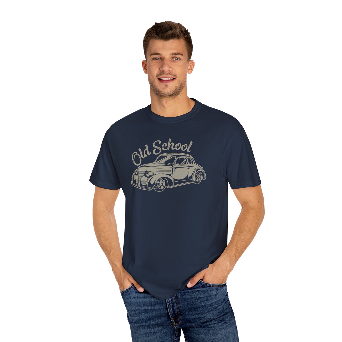 Vintage Car Graphic Unisex T-Shirt, Retro Old School Tee, Gift for Car Lovers, Casual Everyday Wear, Unique Fashion Apparel