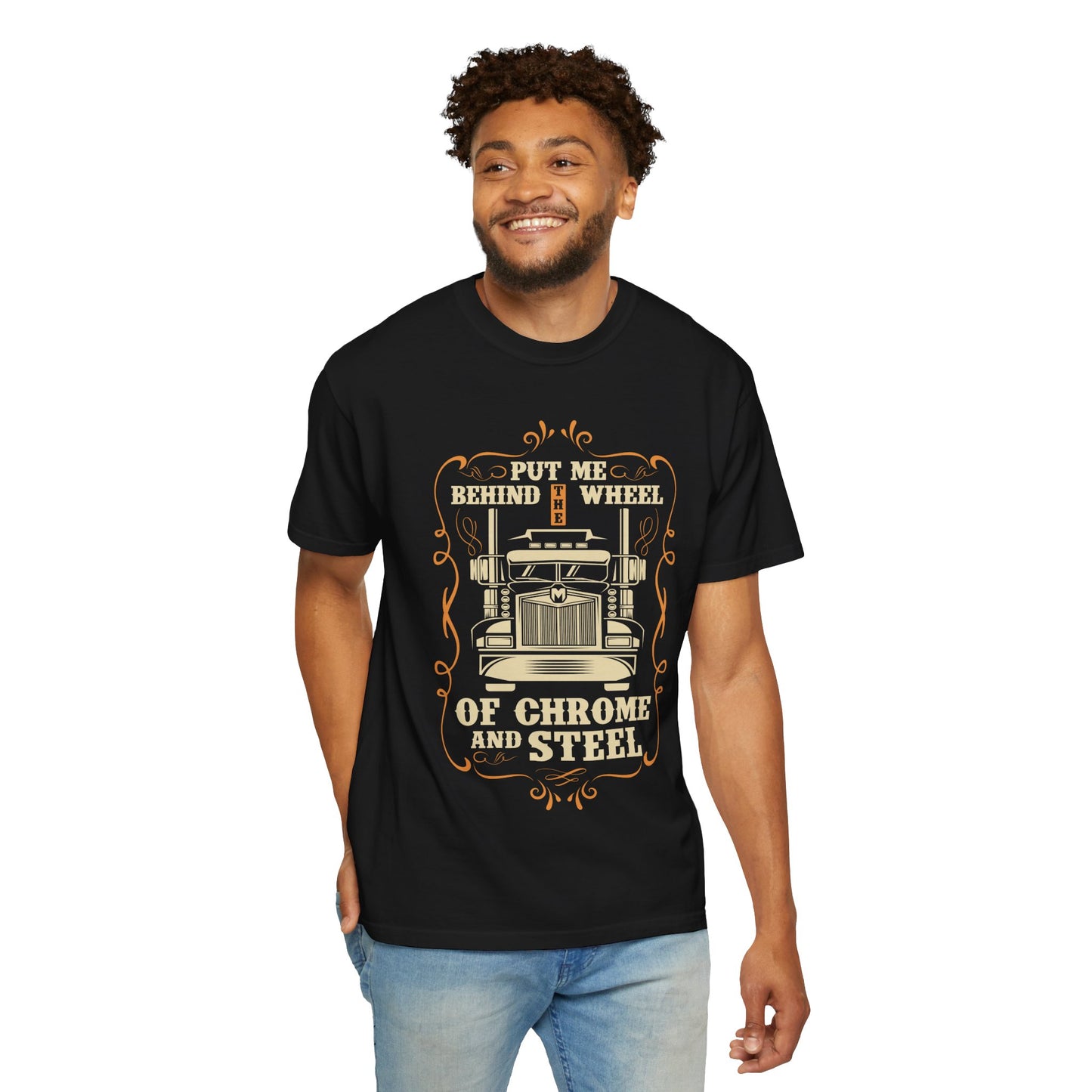Chrome and Steel Unisex T-Shirt, Great for Car Lovers, Gift for Mechanics, Automotive Enthusiasts, Father's Day, Vintage Style Tee