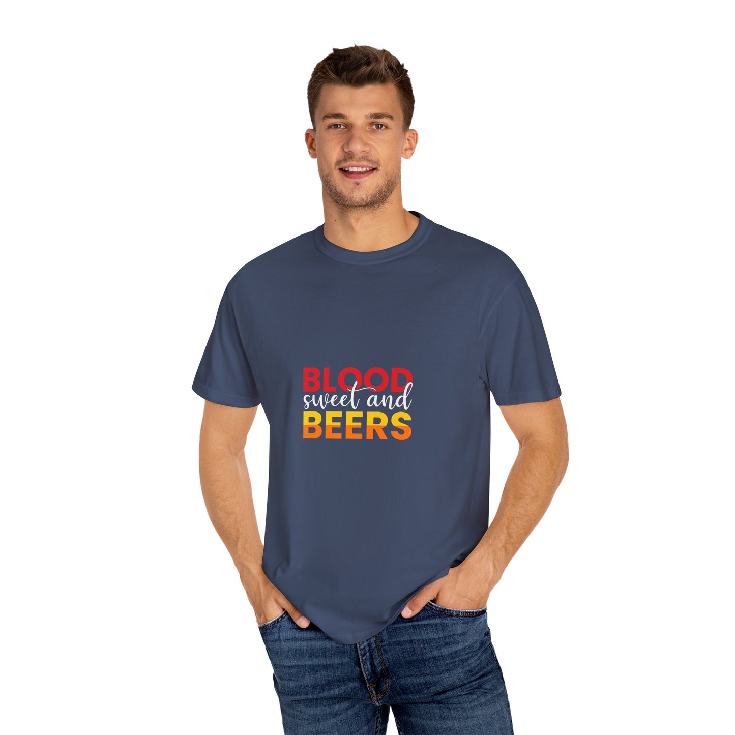 Blood Sweat and Beers T-Shirt – Work Hard, Chill Harder