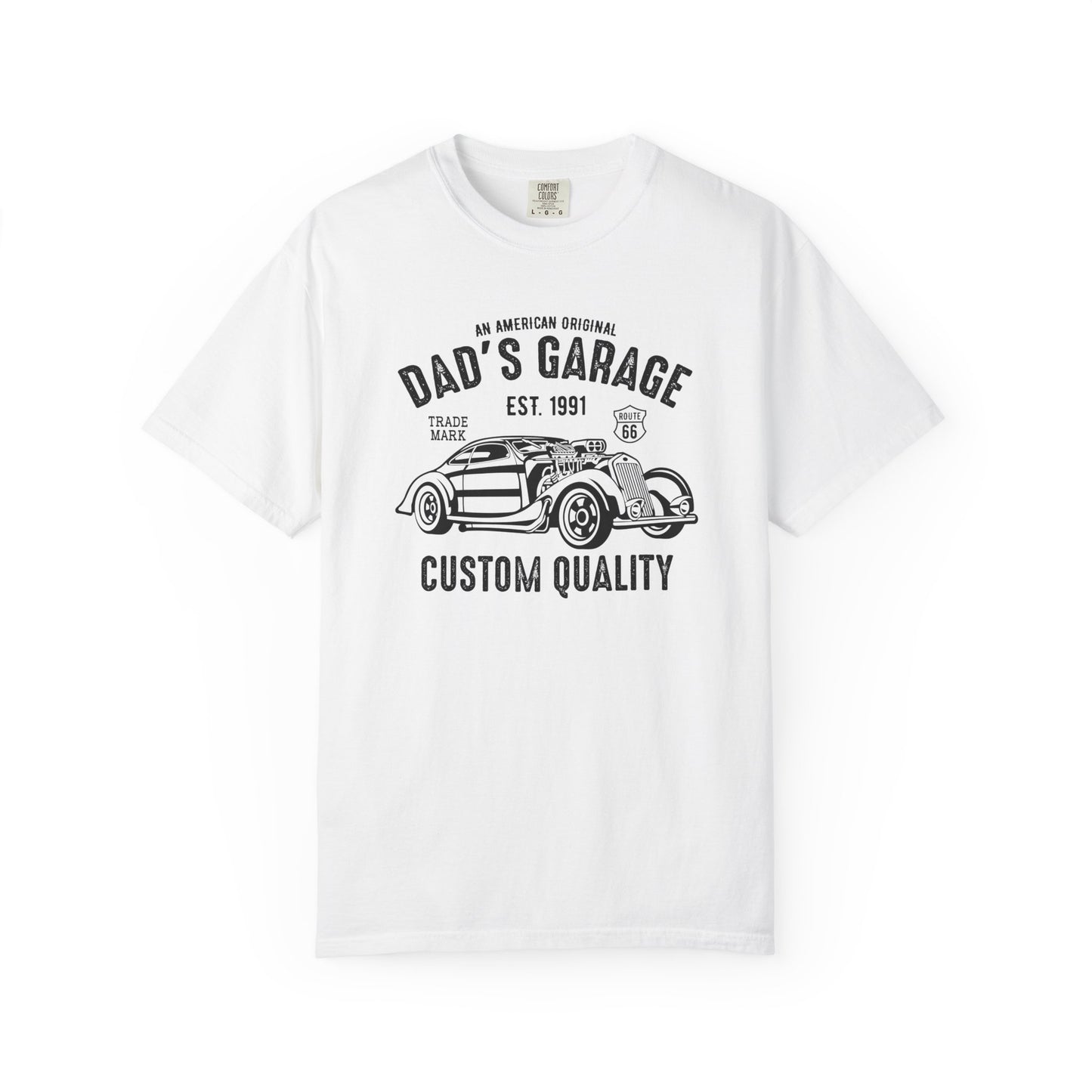 Vintage Dad's Garage T-Shirt, Gift for Car Enthusiasts, Father's Day Tee, Unisex Graphic Tee, Custom Quality Shirt, Casual Wear
