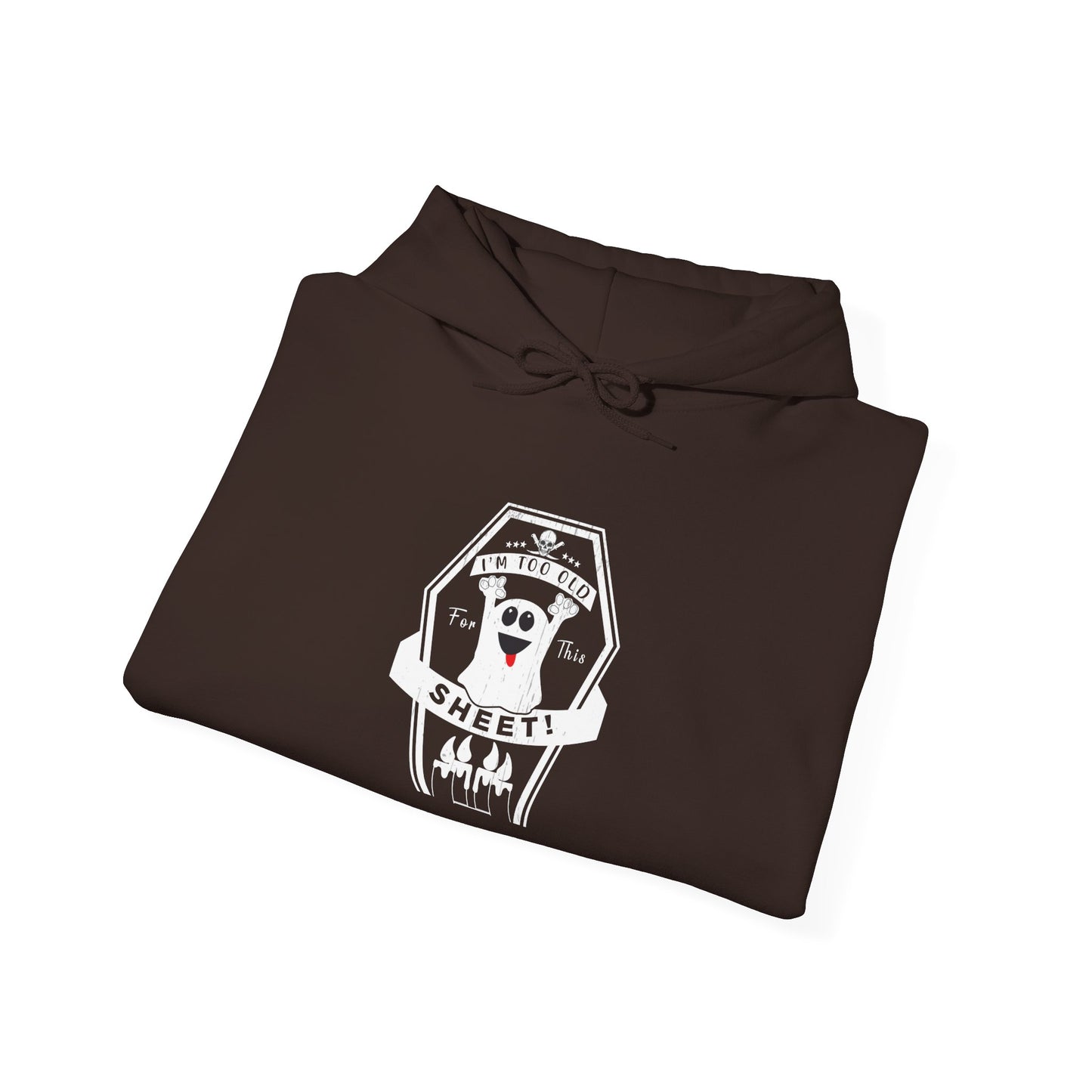🕷️ Hoodie: Too Old for This Sheet