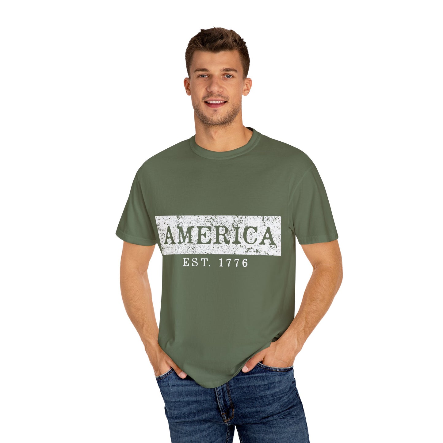 Vintage America T-Shirt - Unisex Comfort Tee, Independence Day Apparel, 4th of July Gift, Casual Wear, American Pride