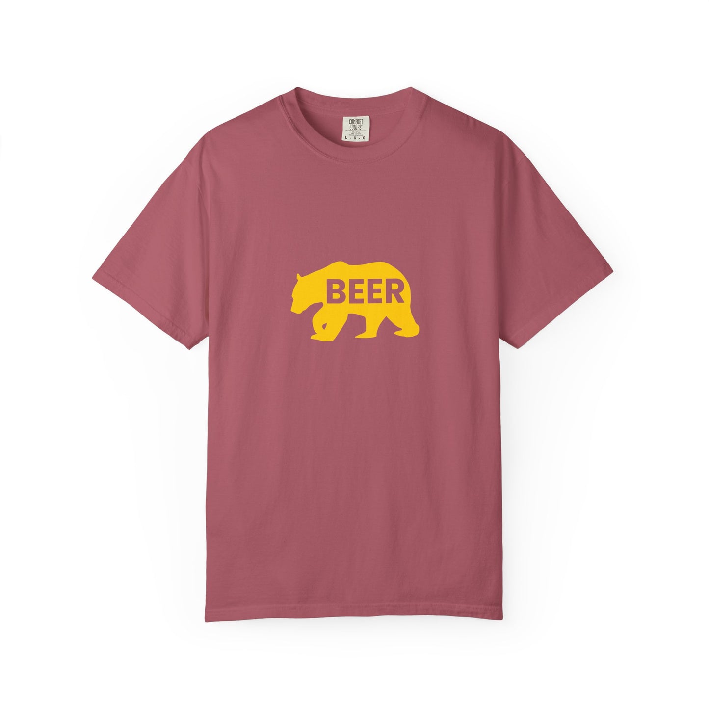 Beer Bear T-Shirt – Minimal Bold Statement