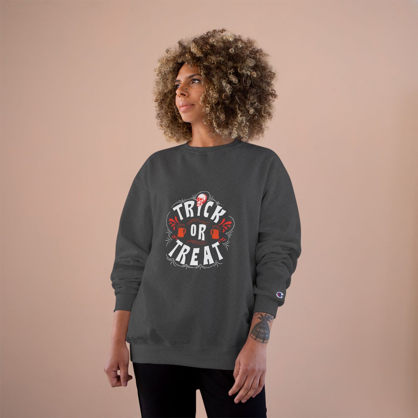 π» Long Sleeve: Trick or Treat Skull & Pints- By Champions