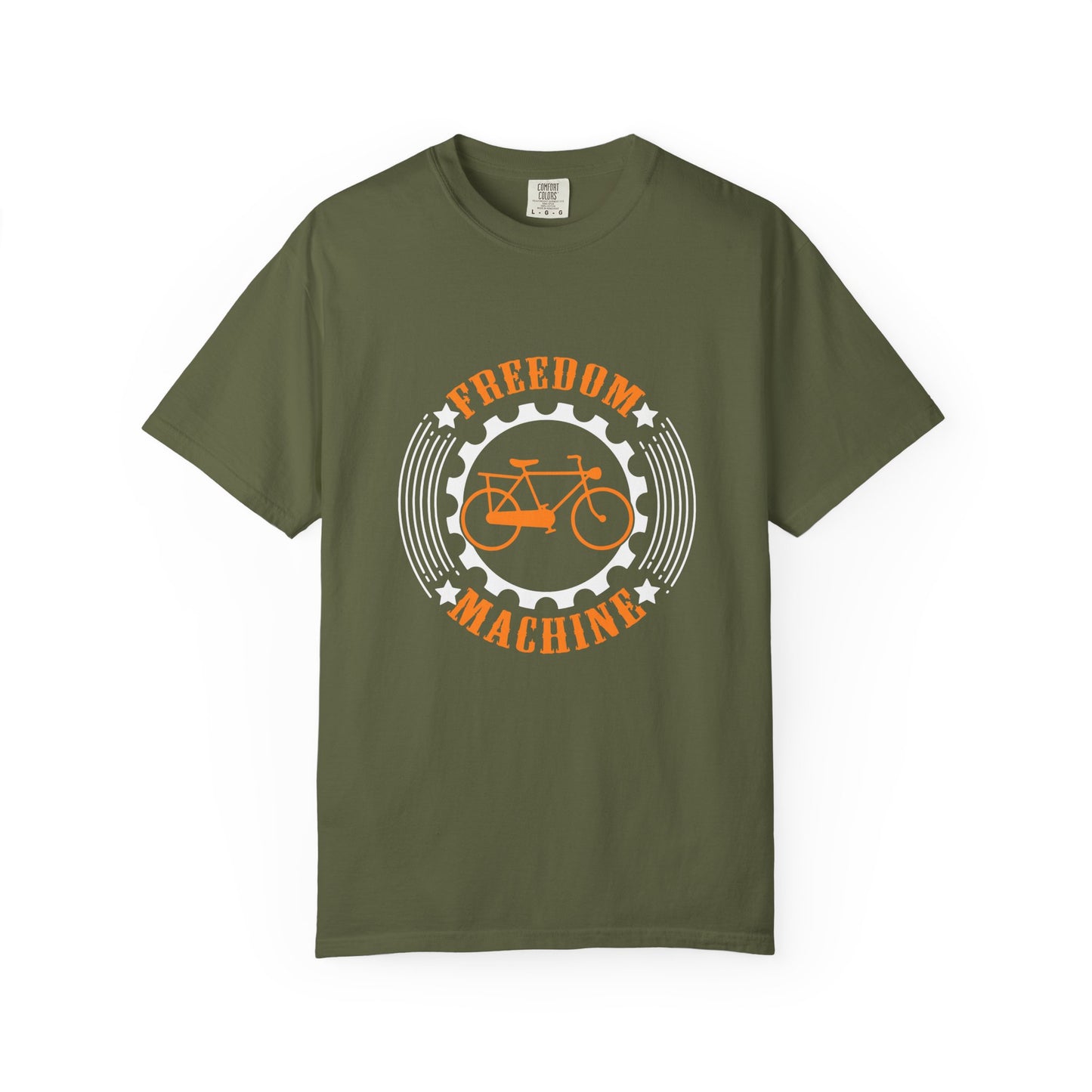 Freedom Machine T-Shirt, Unisex Cycling Shirt, Vintage Bike Tee, Casual Everyday Wear, Gift for Bikers, Outdoor Enthusiasts