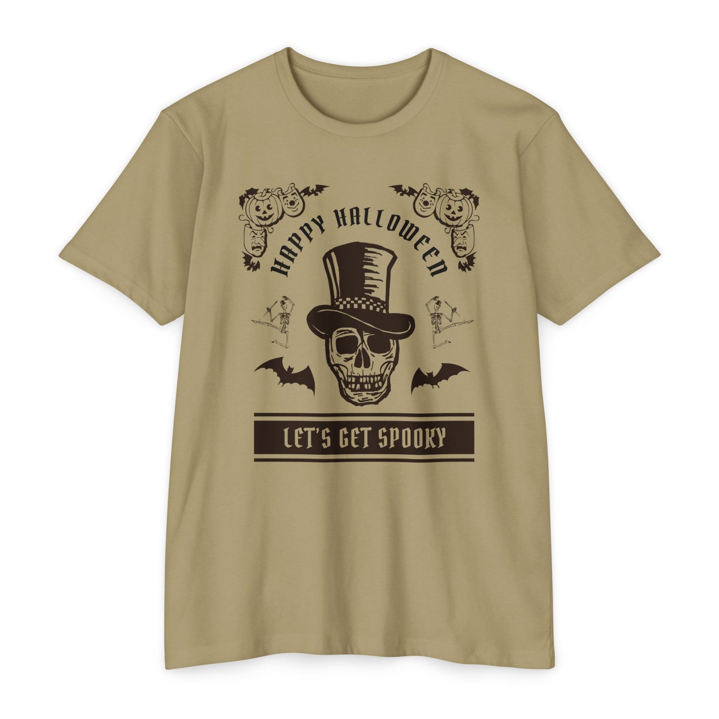 π©ππ¦ππΊπ»π·οΈβ¨ Letβs Get Spooky β Classy Halloween Skull in Top Hat Tee