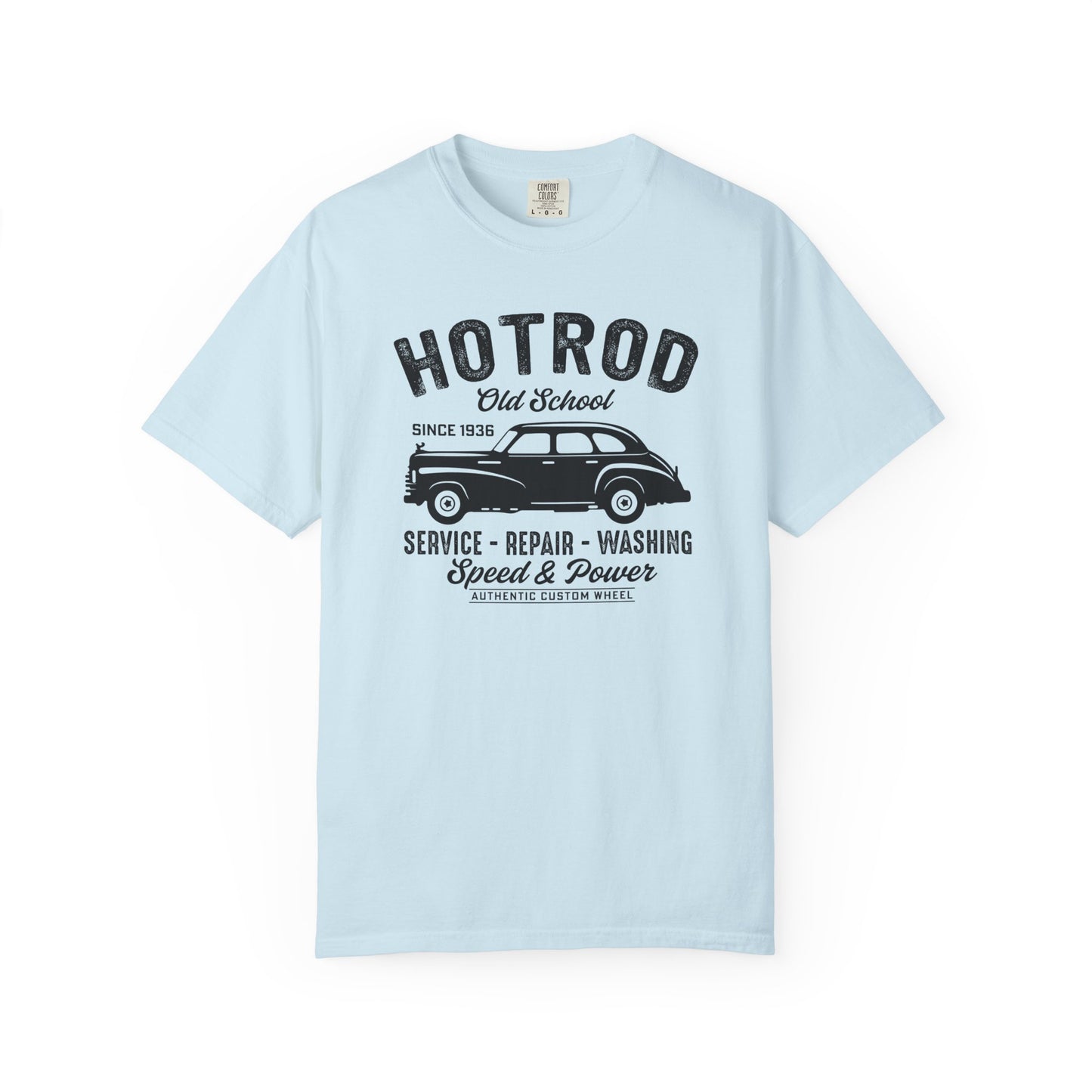 Vintage Hot Rod T-Shirt, Unisex Garment-Dyed Tee, Car Enthusiast Apparel, Retro Vehicle Shirt, Classic Car Lover Gift