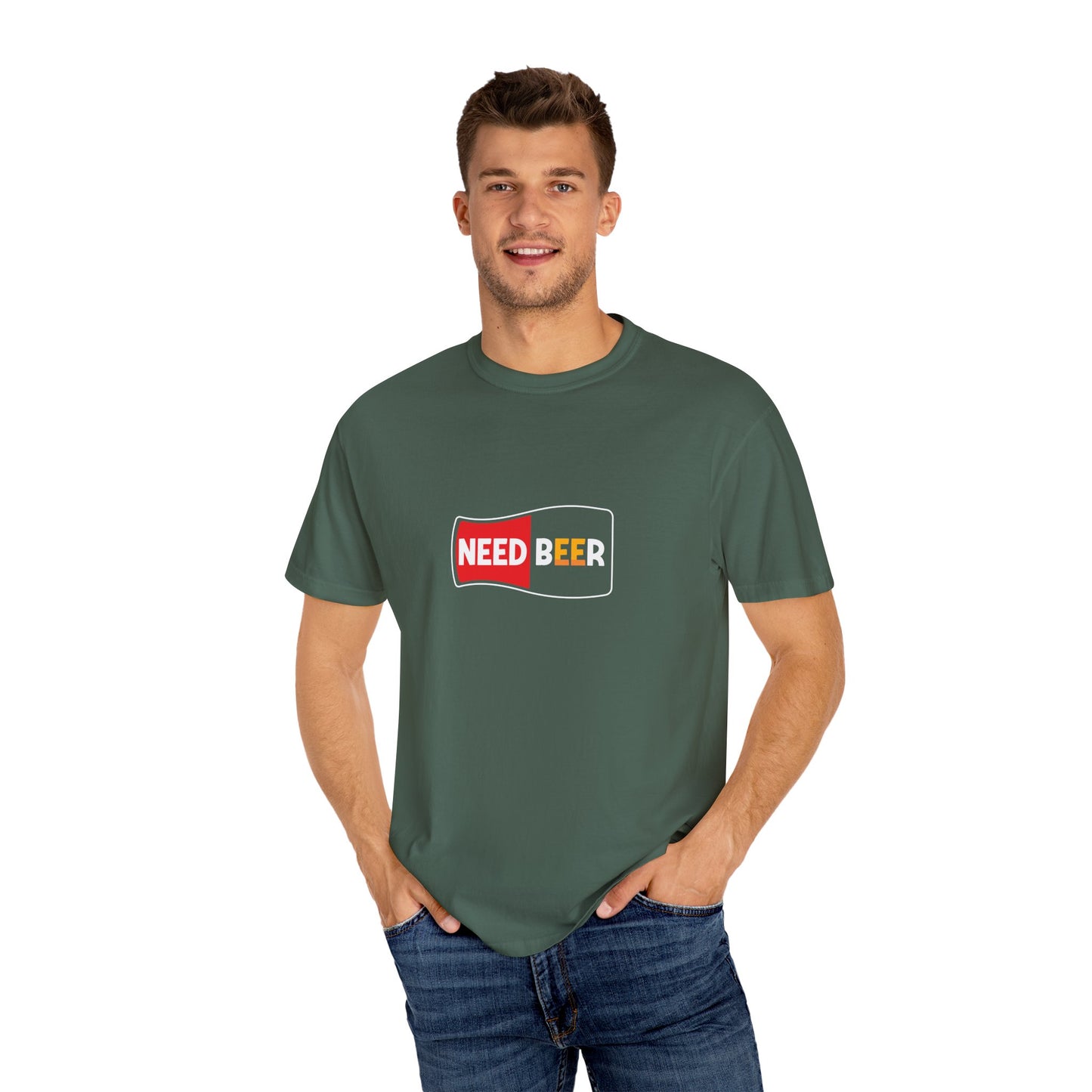 NEED BEER Graphic Tee β Bold & Thirsty Statement Shirt
