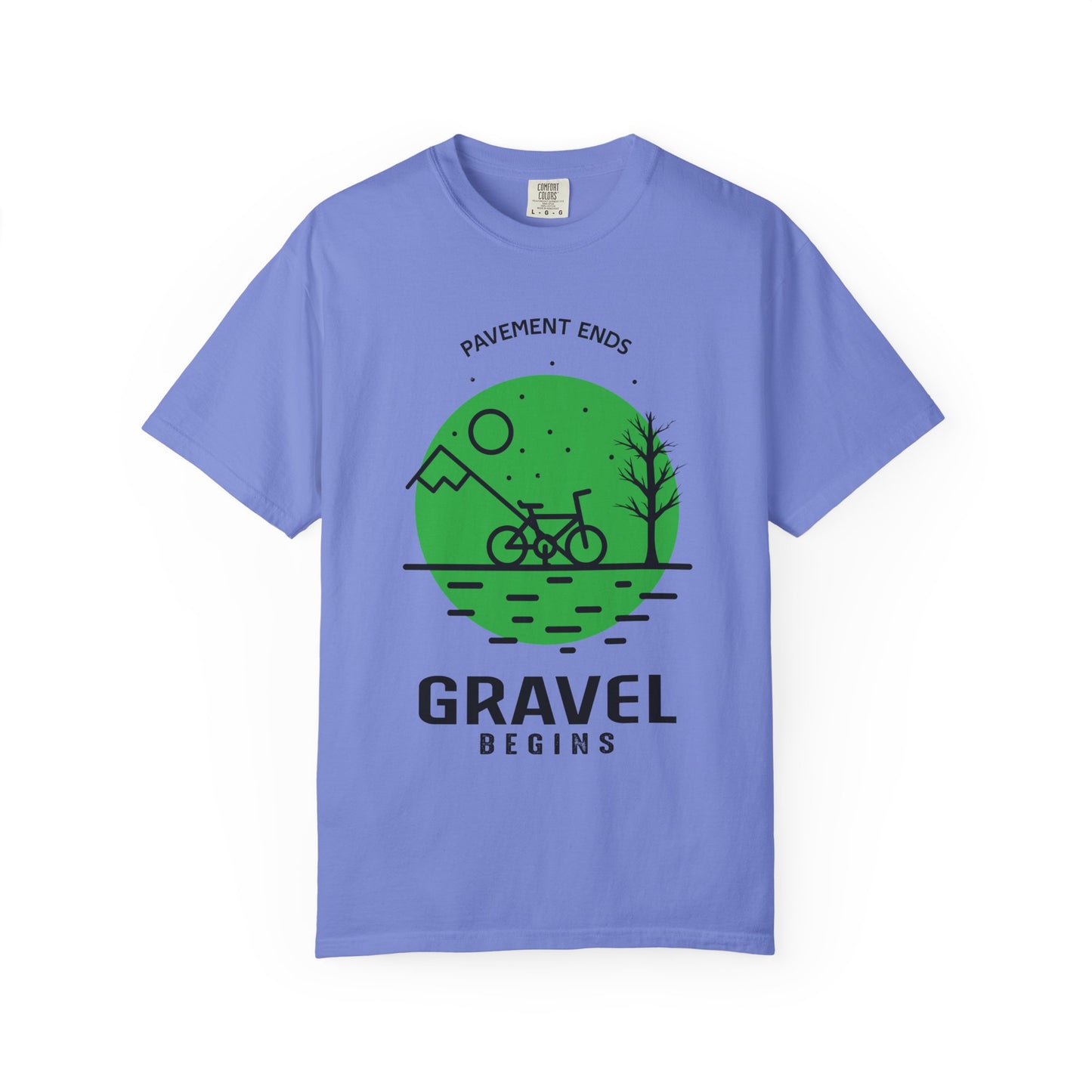 Adventurous Gravel Cycling T-shirt | Unisex Garment-Dyed Tee | Outdoor Fun | Cycling Gift | Adventure Apparel | Eco-Friendly Fashion