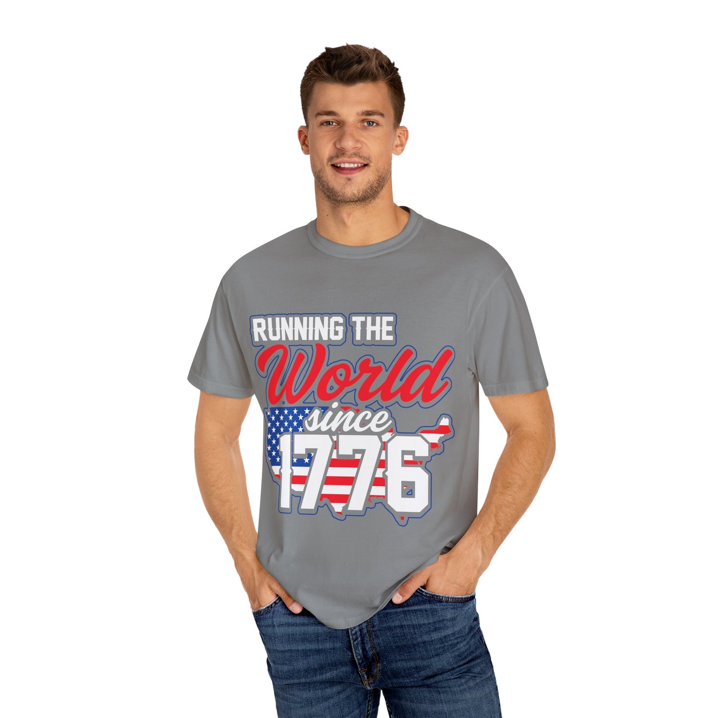 Patriotic Graphic Tee for Freedom Lovers, Fourth of July Shirt, Casual Summer Wear, USA Independence Day, Gift for Veterans