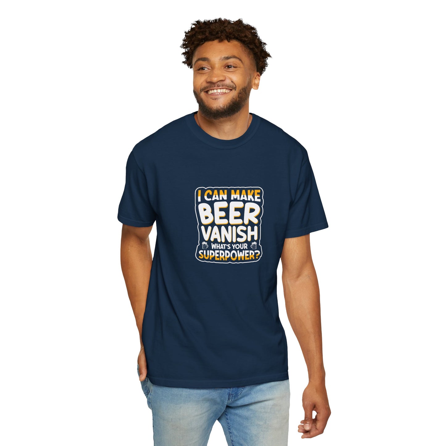 Beer Vanish Superpower T-Shirt – Funny Drinking Tee