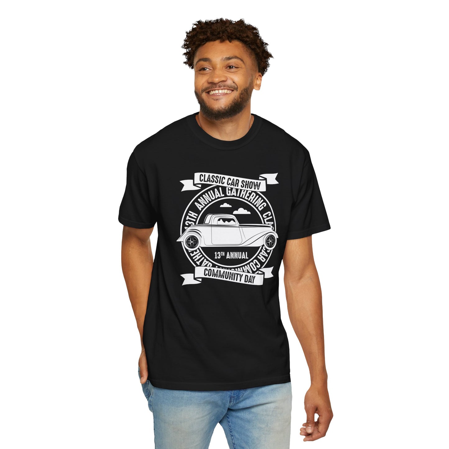 Classic Car Show T-Shirt, Vintage Auto Tee, Car Enthusiast Gift, Community Event Apparel, Father's Day Gift, Unisex Car Show Shirt