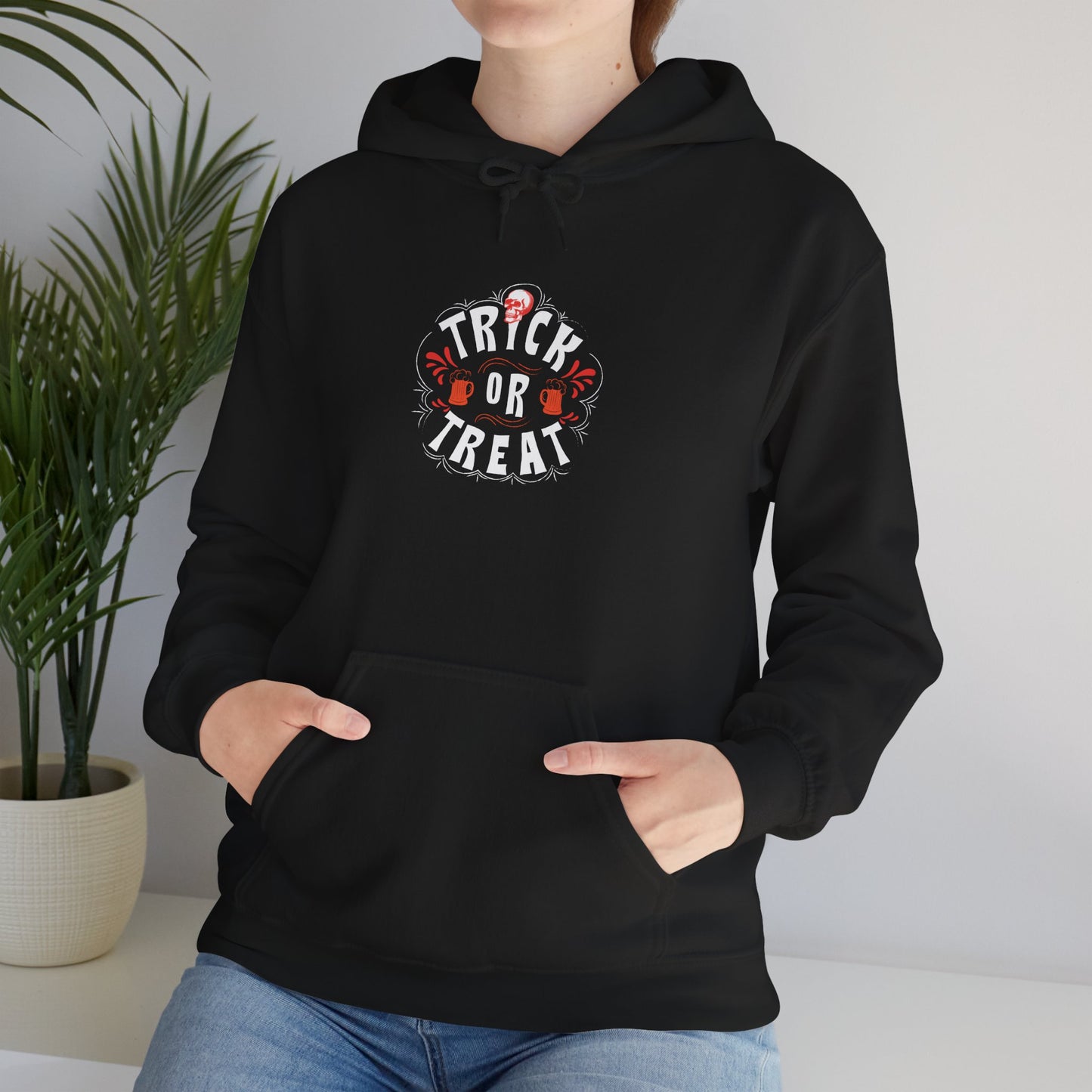 ๐บ Hoodie: Trick or Treat Skull & Pints