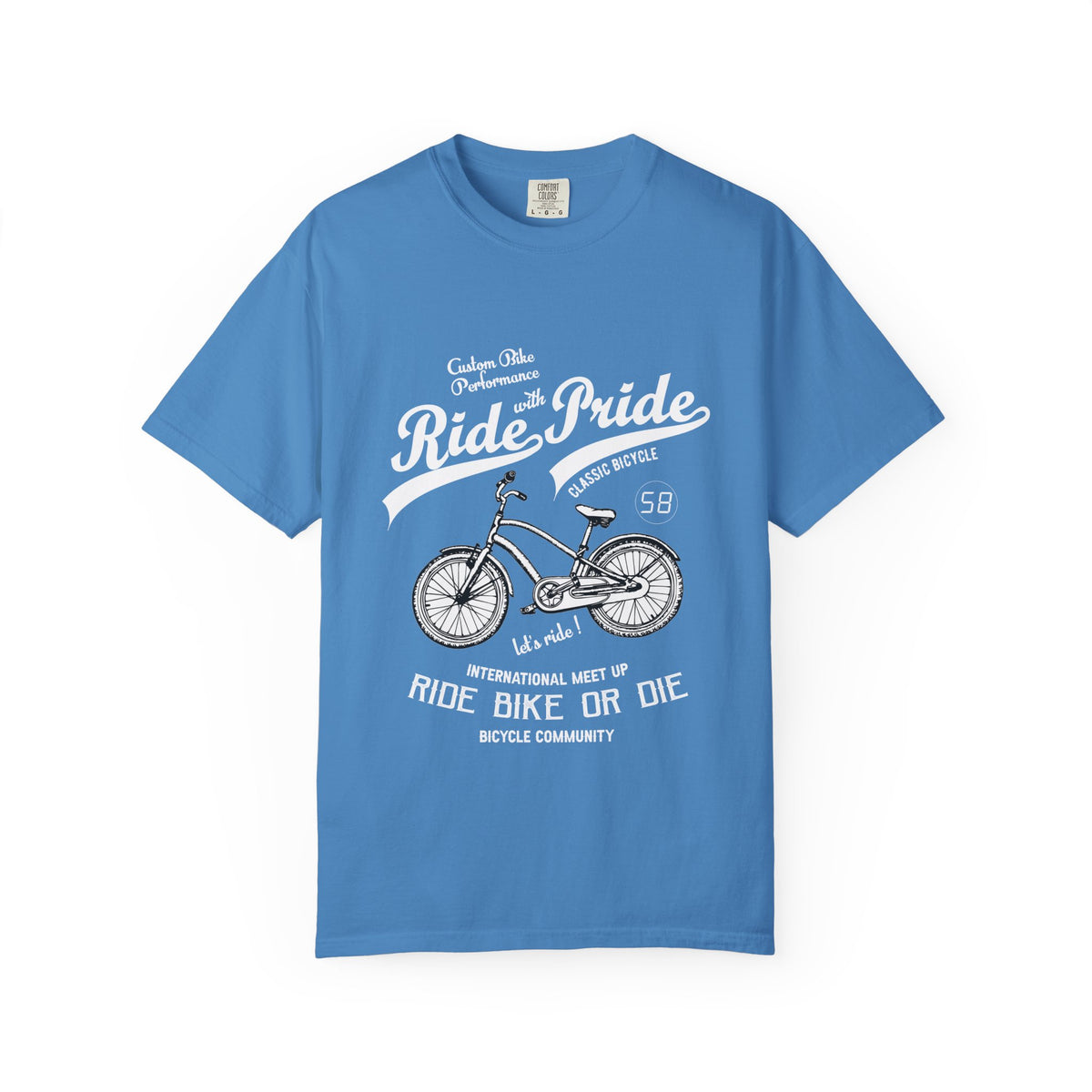 Vintage Bicycle Ride Pride T-shirt, Unisex Casual Tee, Bike Lover Gift, Cycling Club Apparel, Adventure Racer Top, Cool Graphic Shirt