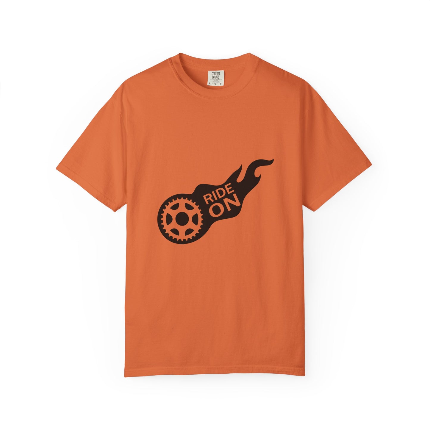 Ride On T-Shirt | Unisex Garment-Dyed Tee | Perfect for Bikers, Casual Outings, Birthdays, or Gifts | Cool Graphic Tee